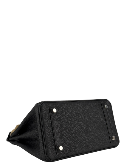 HERMES - Birkin 25 Noir 89 Togo Palladium Hardware