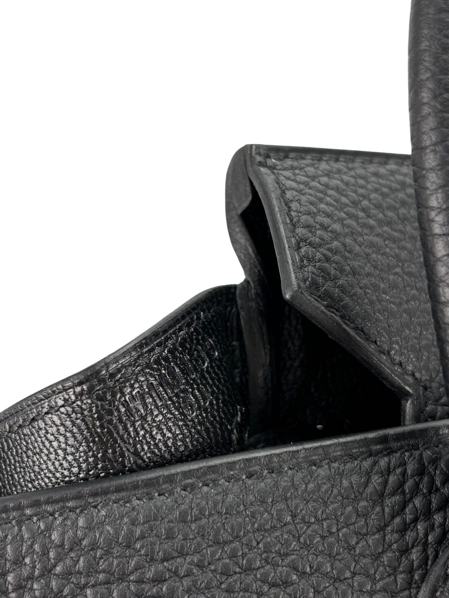 HERMES - Birkin 25 Noir 89 Togo Palladium Hardware