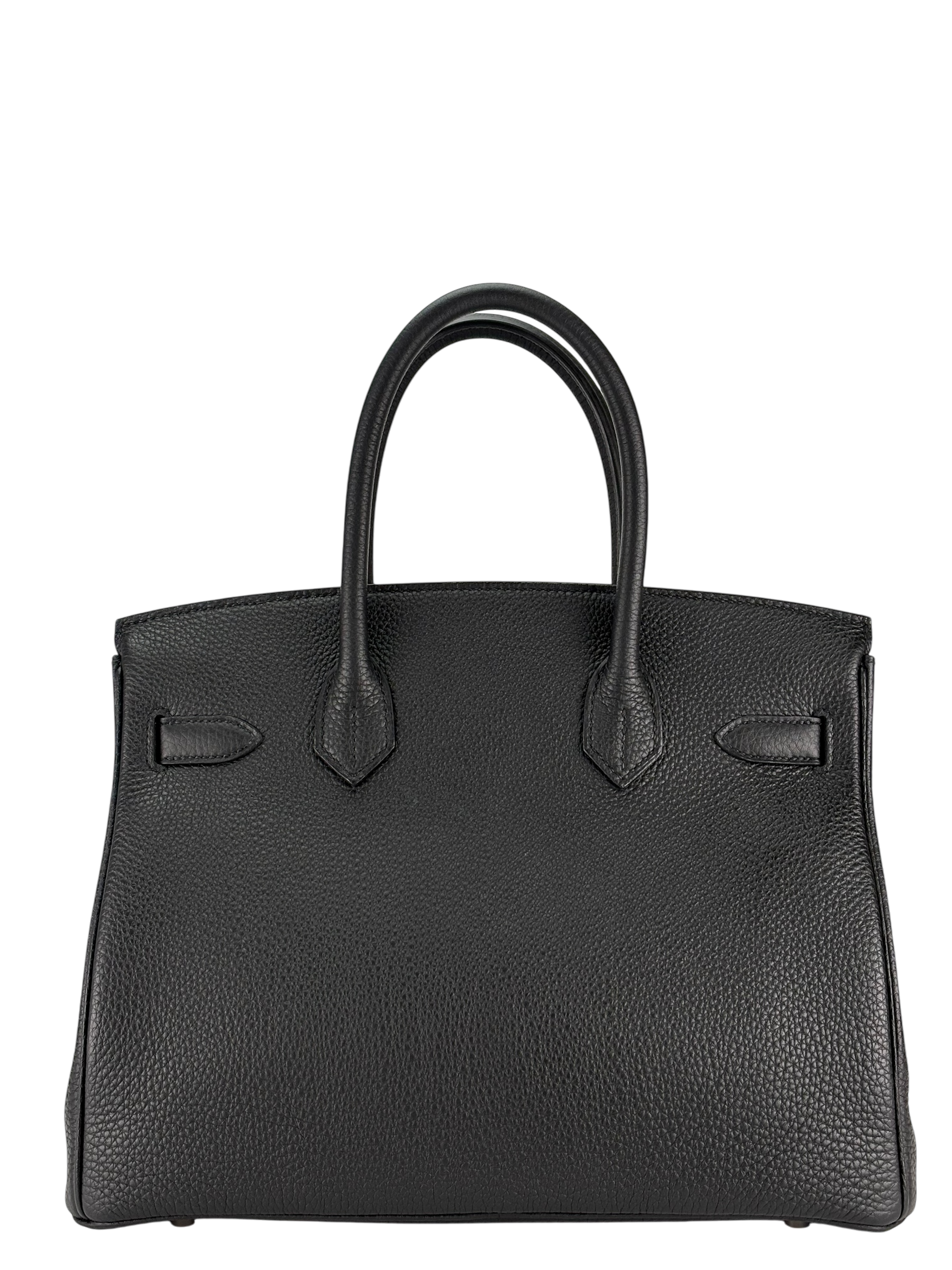 HERMES - Birkin 30 Noir 89 Togo Palladium Hardware 