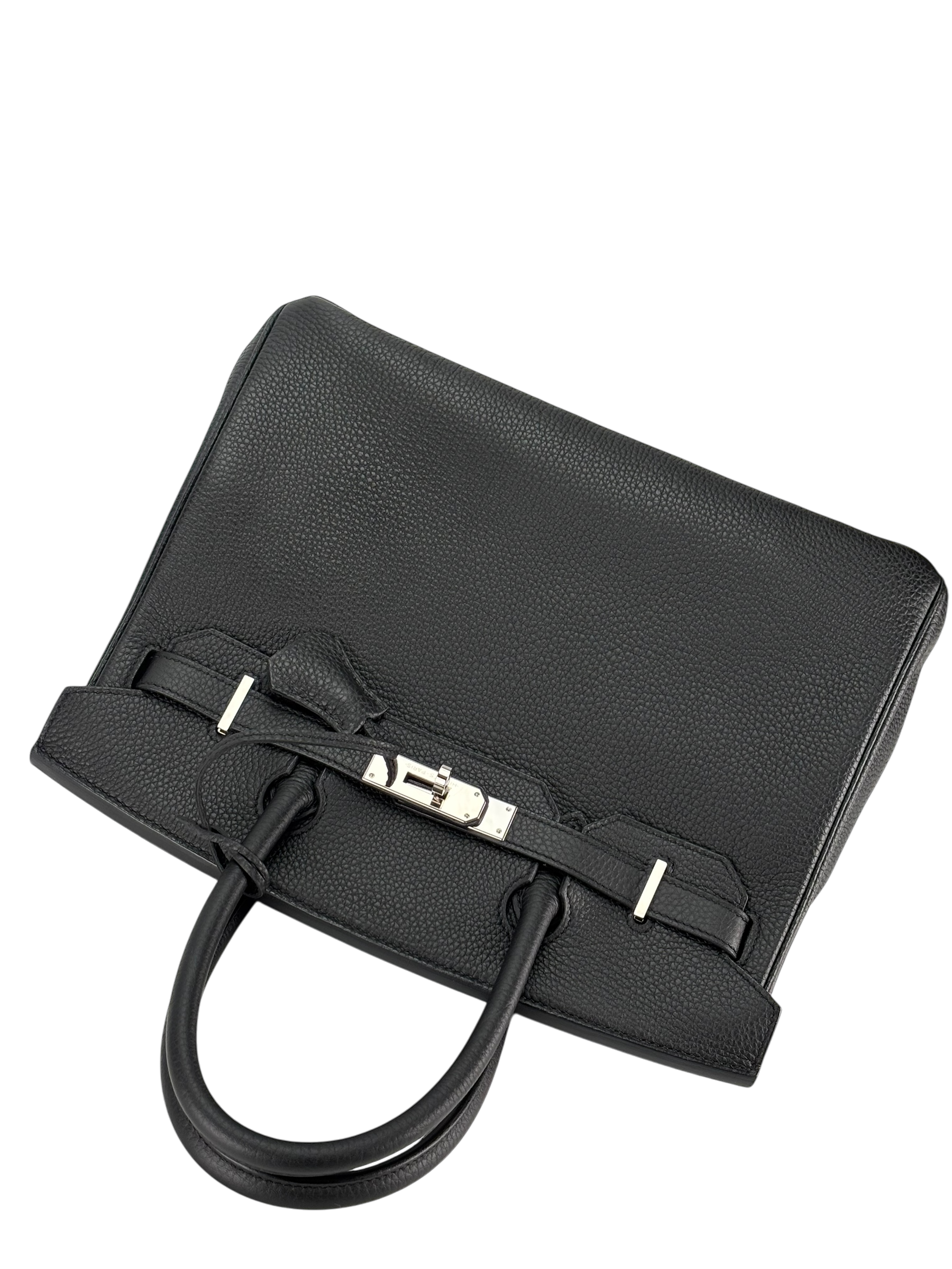 HERMES - Birkin 30 Noir 89 Togo Palladium Hardware 