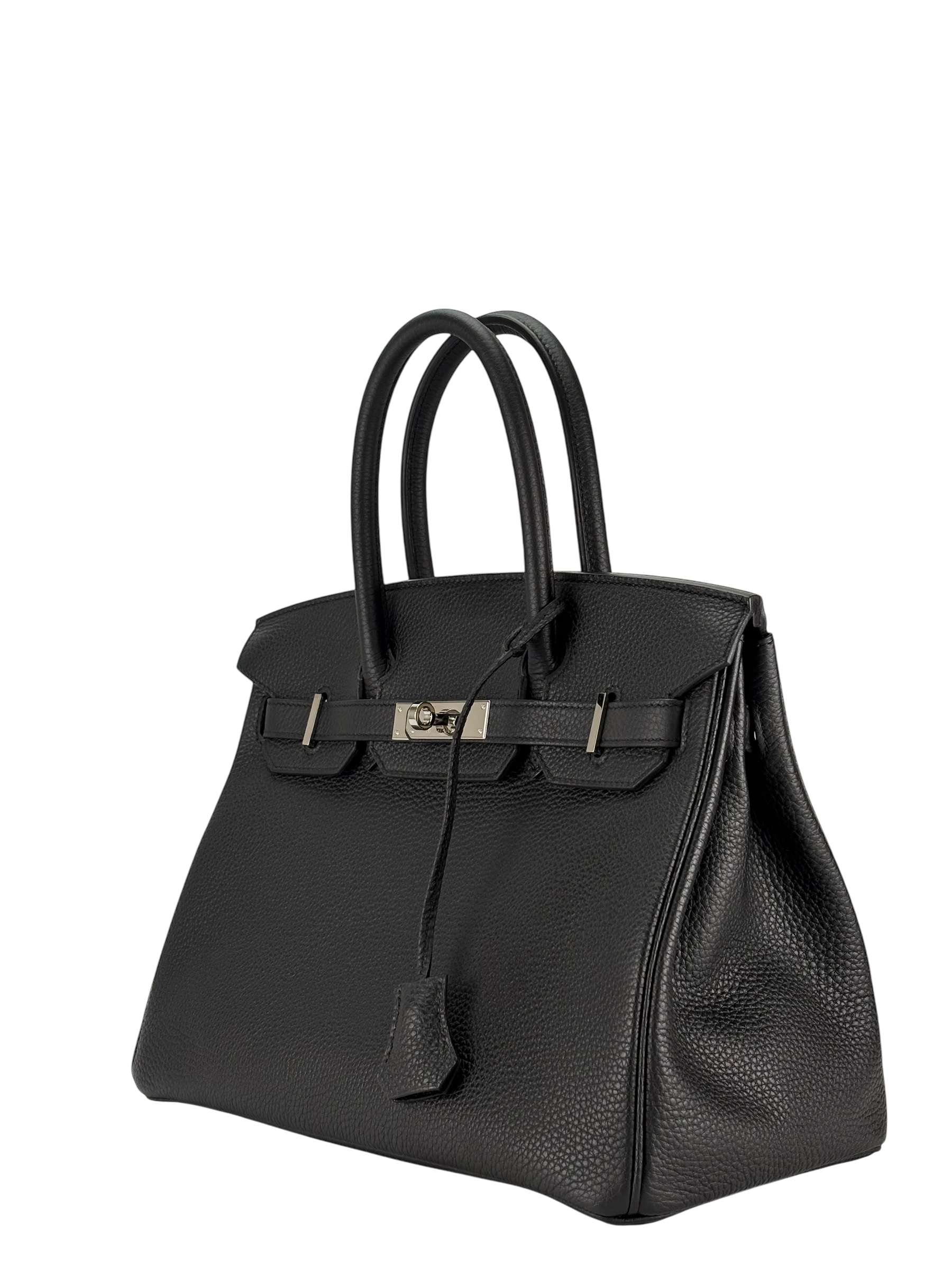 HERMES - Birkin 30 Noir 89 Togo Palladium Hardware 