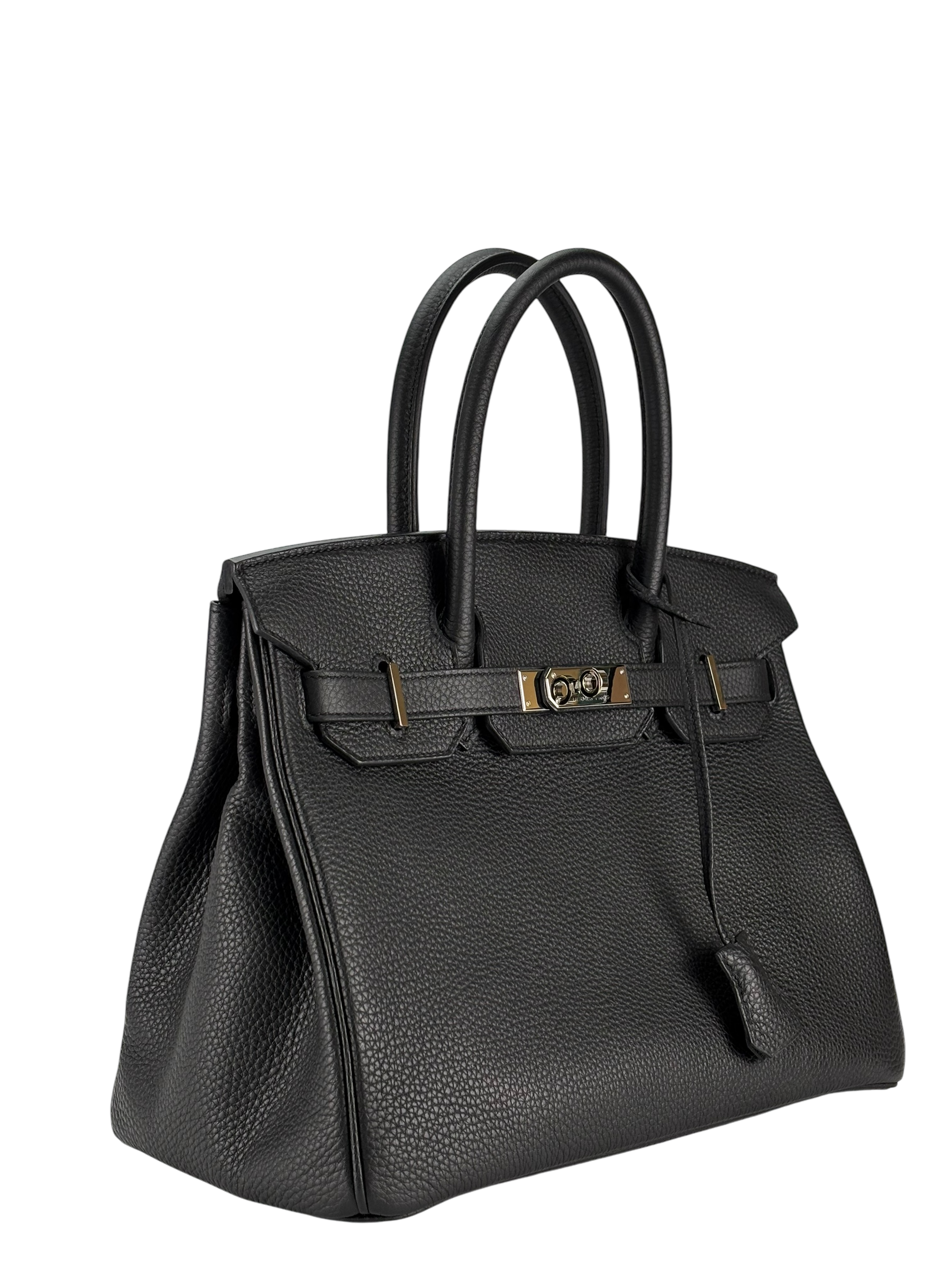 HERMES - Birkin 30 Noir 89 Togo Palladium Hardware 