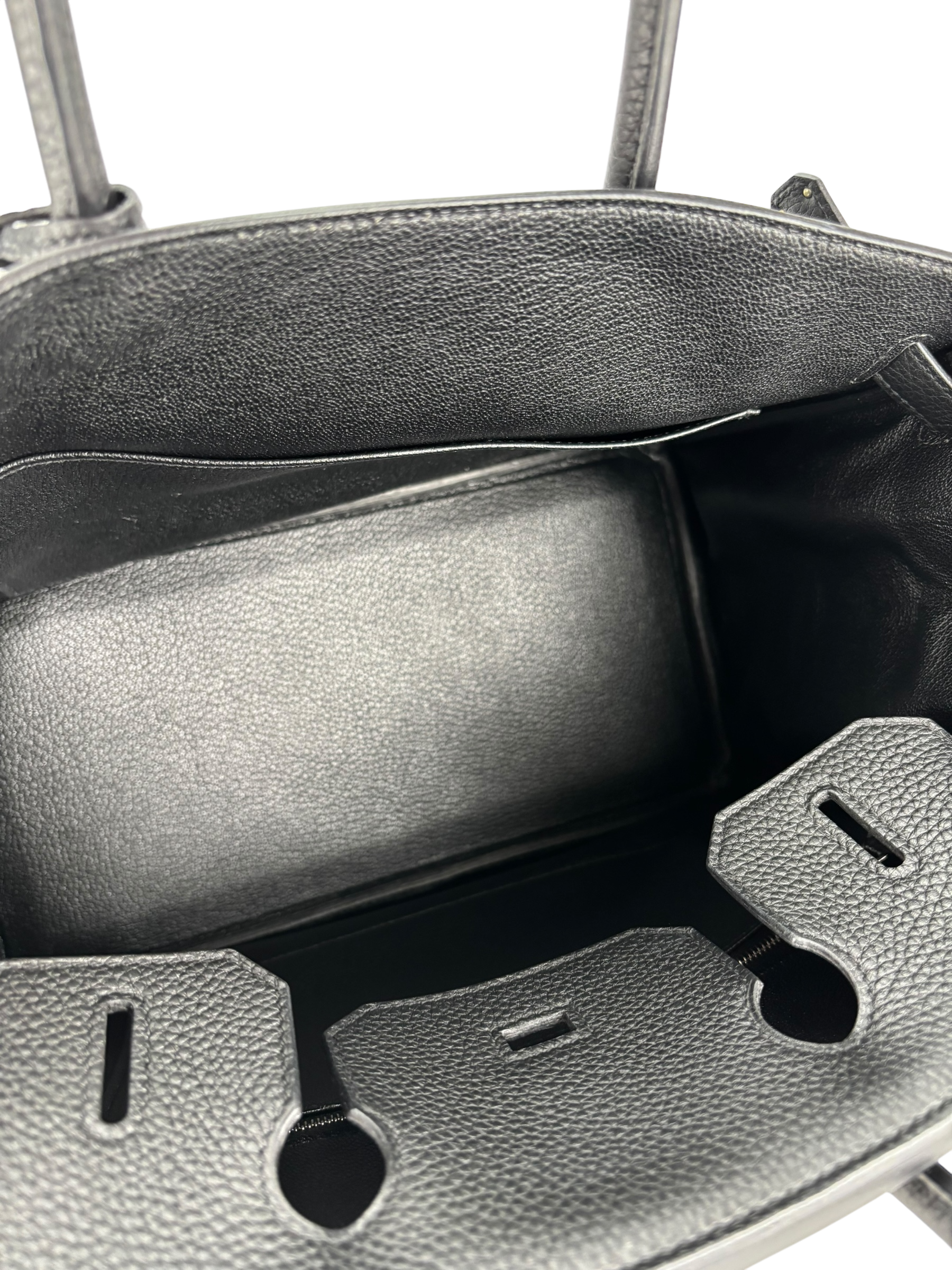 HERMES - Birkin 30 Noir 89 Togo Palladium Hardware 