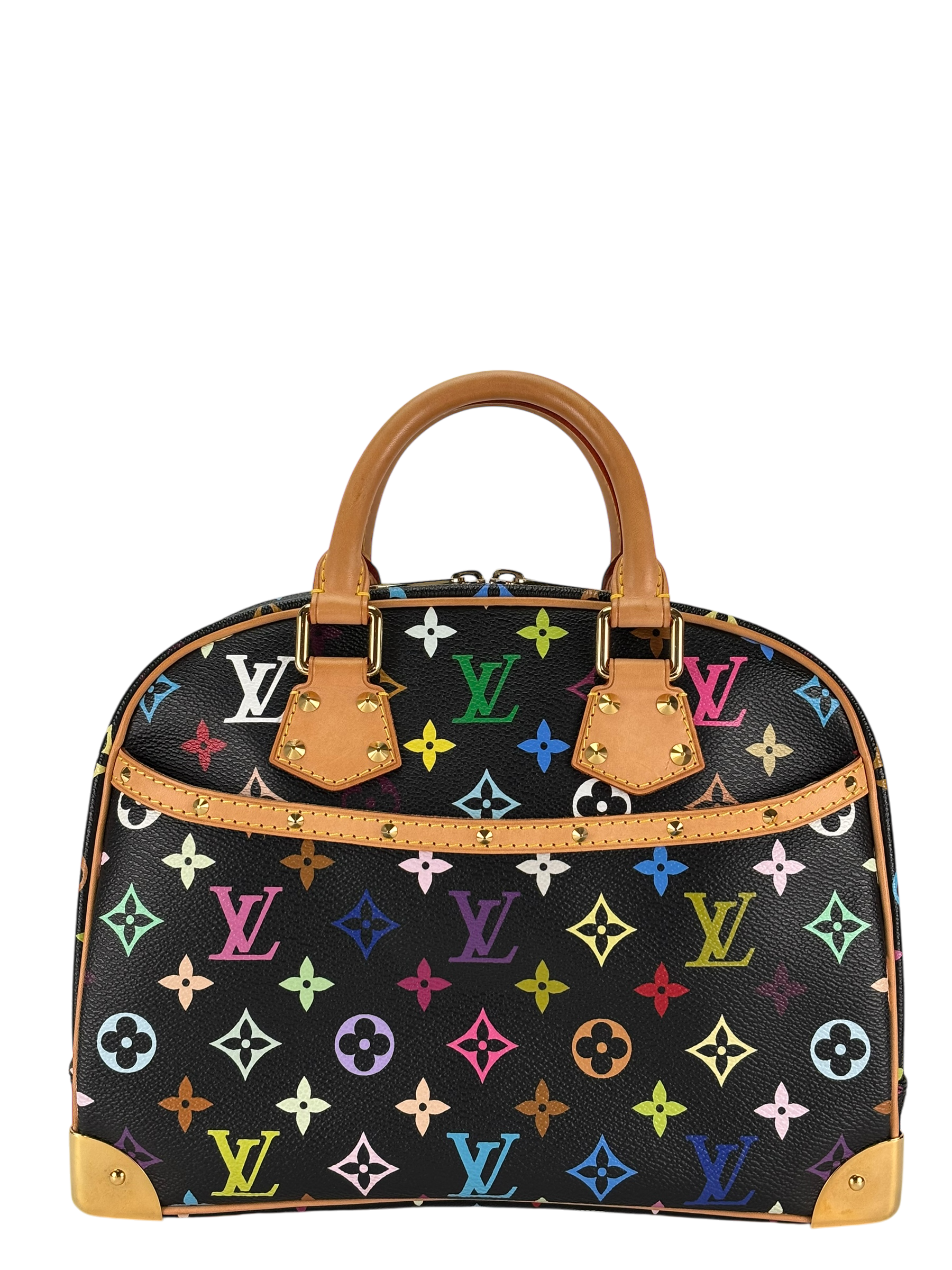 LOUIS VUITTON - Trouville Handbag Monogram Multicolor Black M92662 