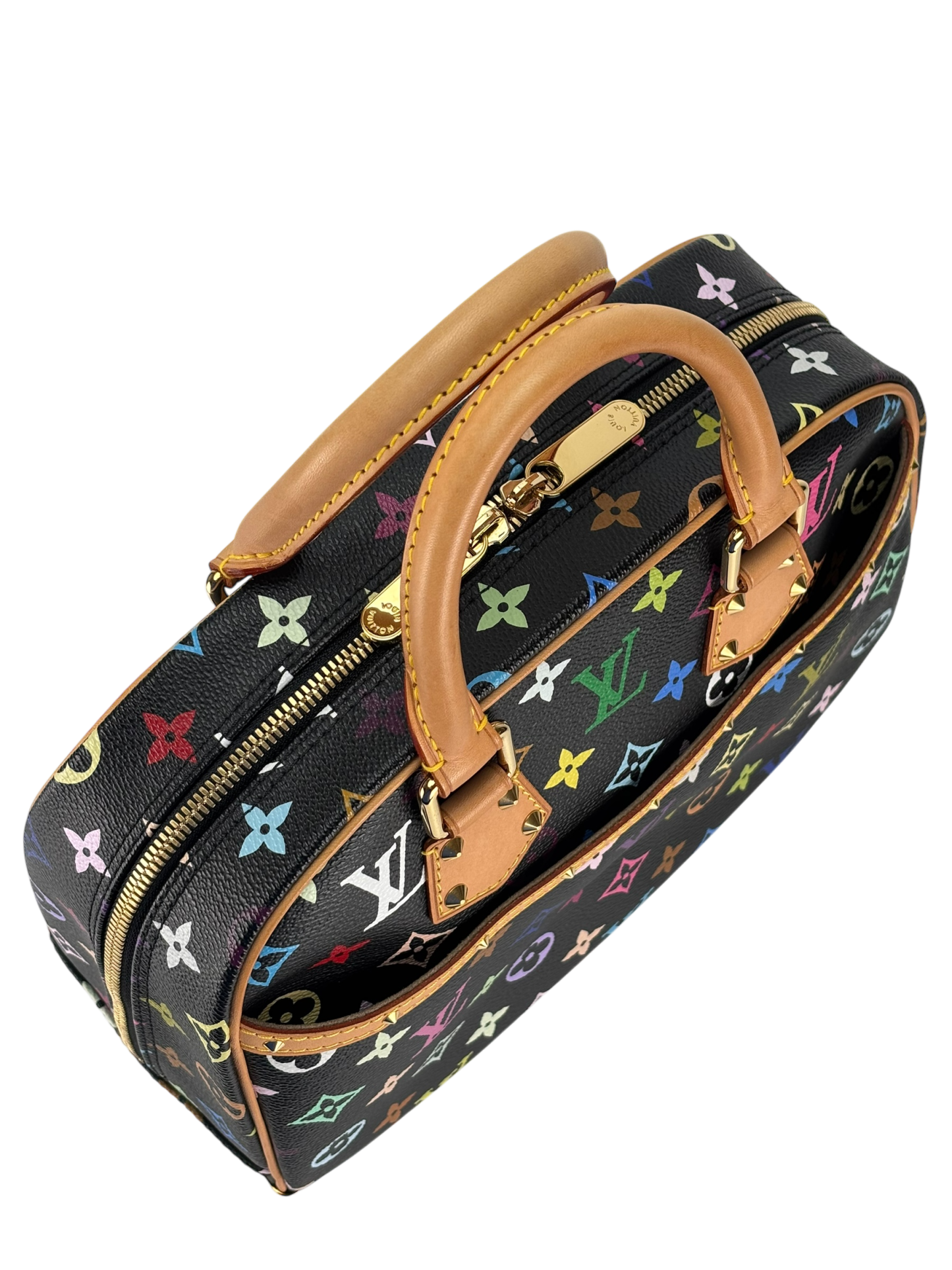 LOUIS VUITTON - Trouville Handbag Monogram Multicolor Black M92662 