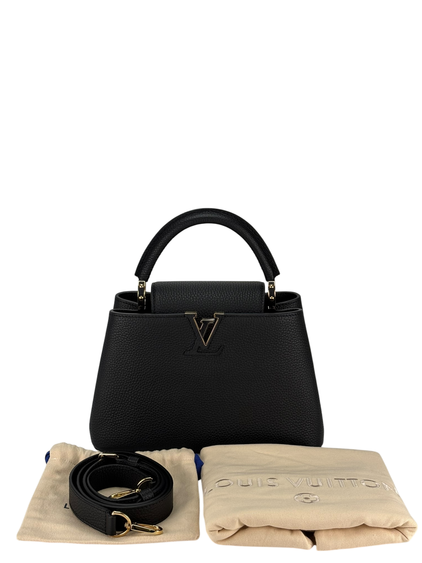 LOUIS VUITTON - Capucines BB Noir Handbag M94755