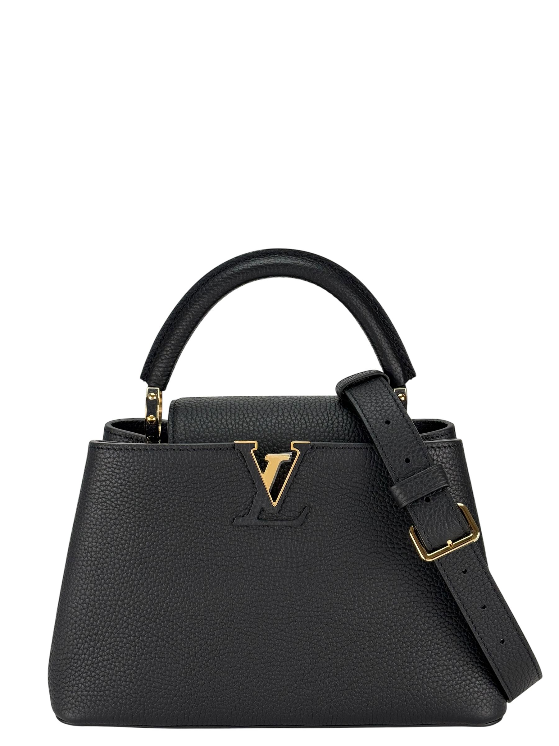LOUIS VUITTON - Capucines BB Noir Handbag M94755