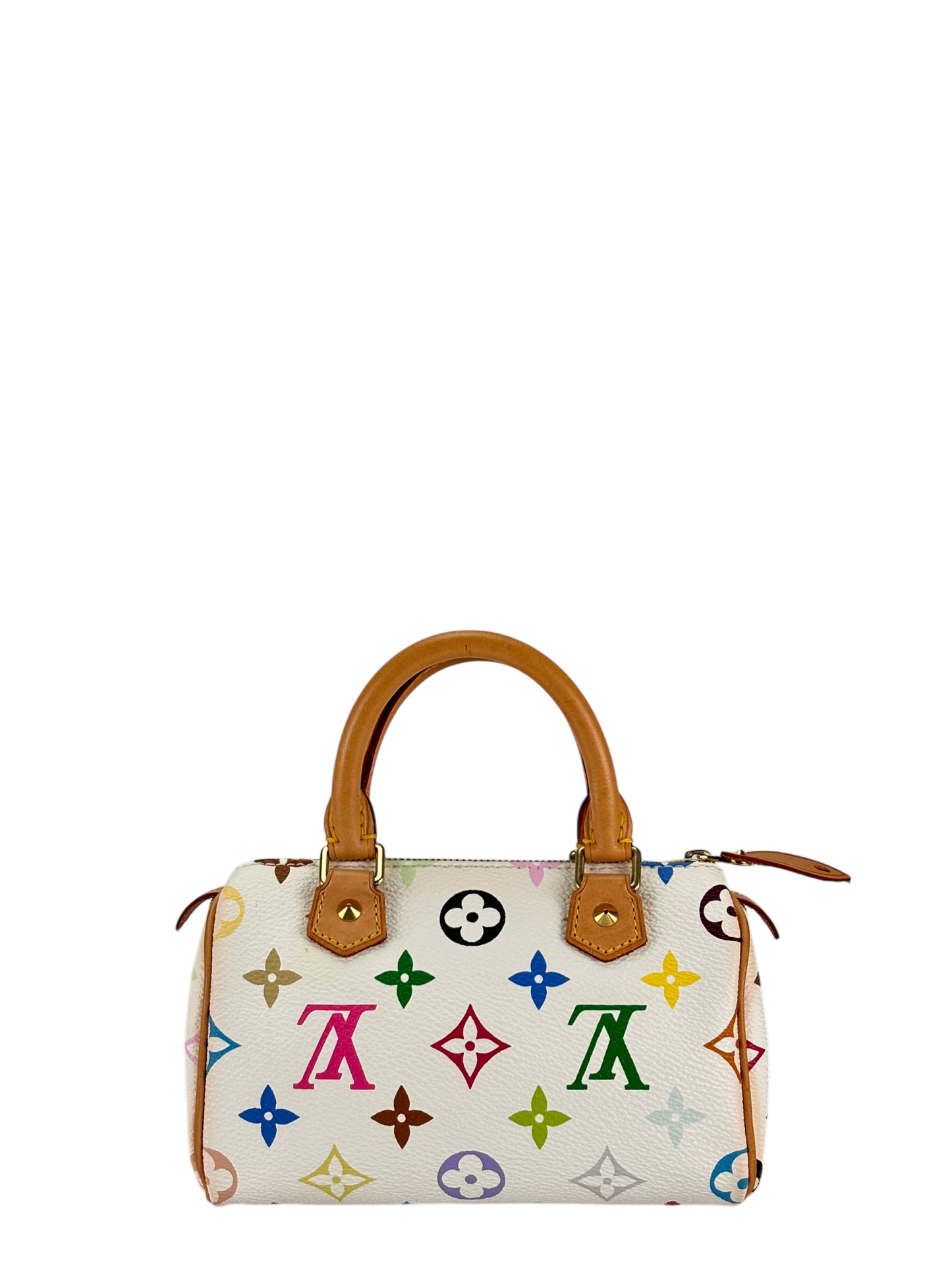 LOUIS VUITTON - Nano Speedy White Multicolor Monogram 