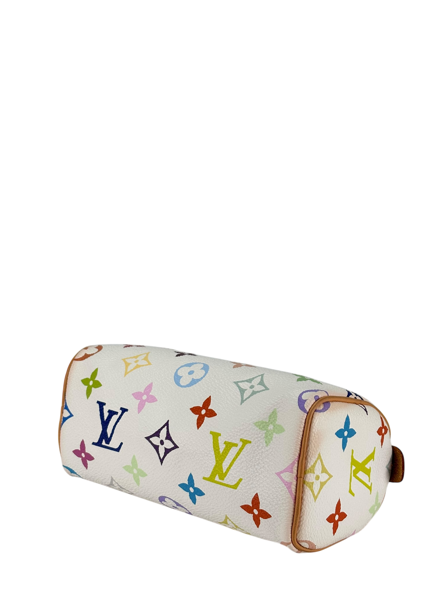 LOUIS VUITTON - Nano Speedy White Multicolor Monogram 