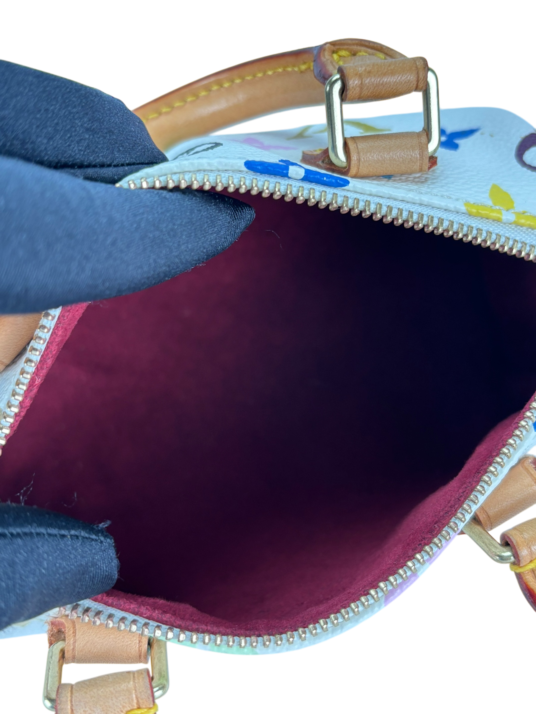 LOUIS VUITTON - Nano Speedy White Multicolor Monogram 