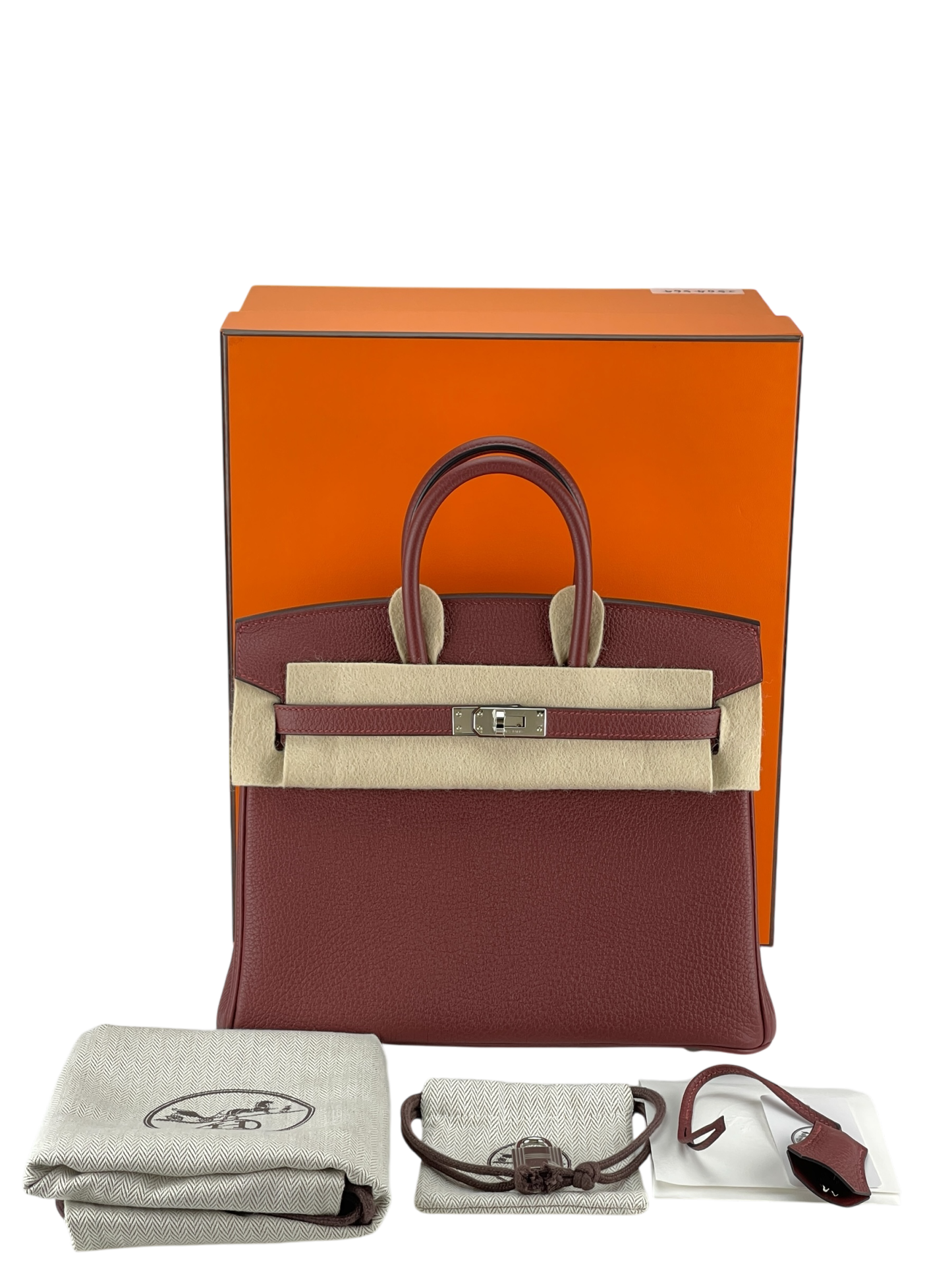 HERMES - Birkin 25 Black Rough H 55 Togo Palladium Hardware