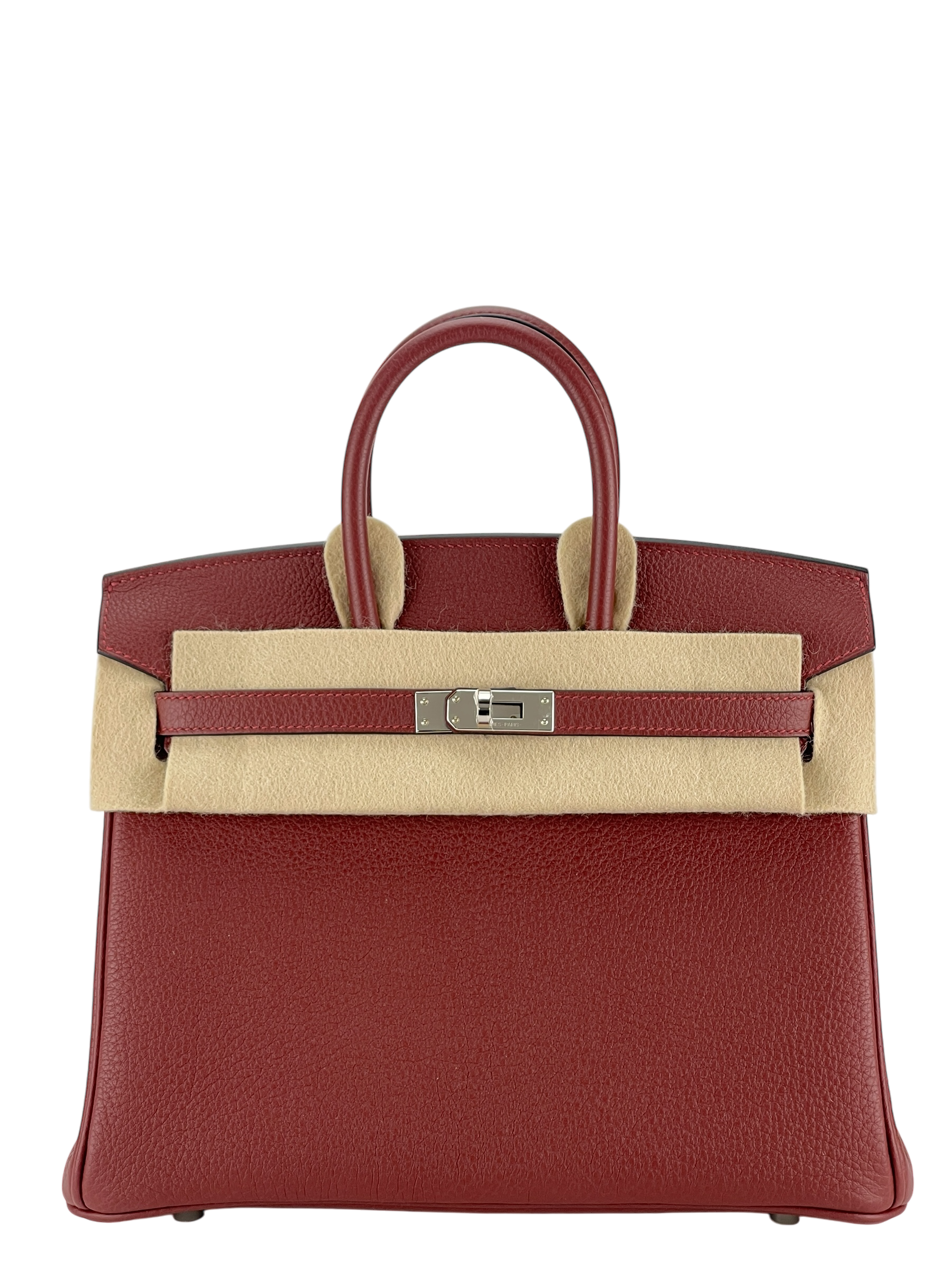 HERMES - Birkin 25 Black Rough H 55 Togo Palladium Hardware