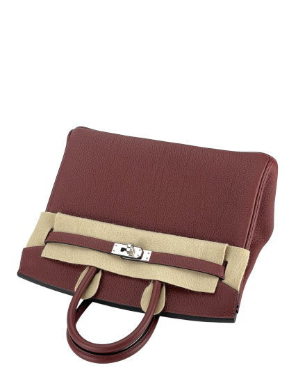 HERMES - Birkin 25 Black Rough H 55 Togo Palladium Hardware