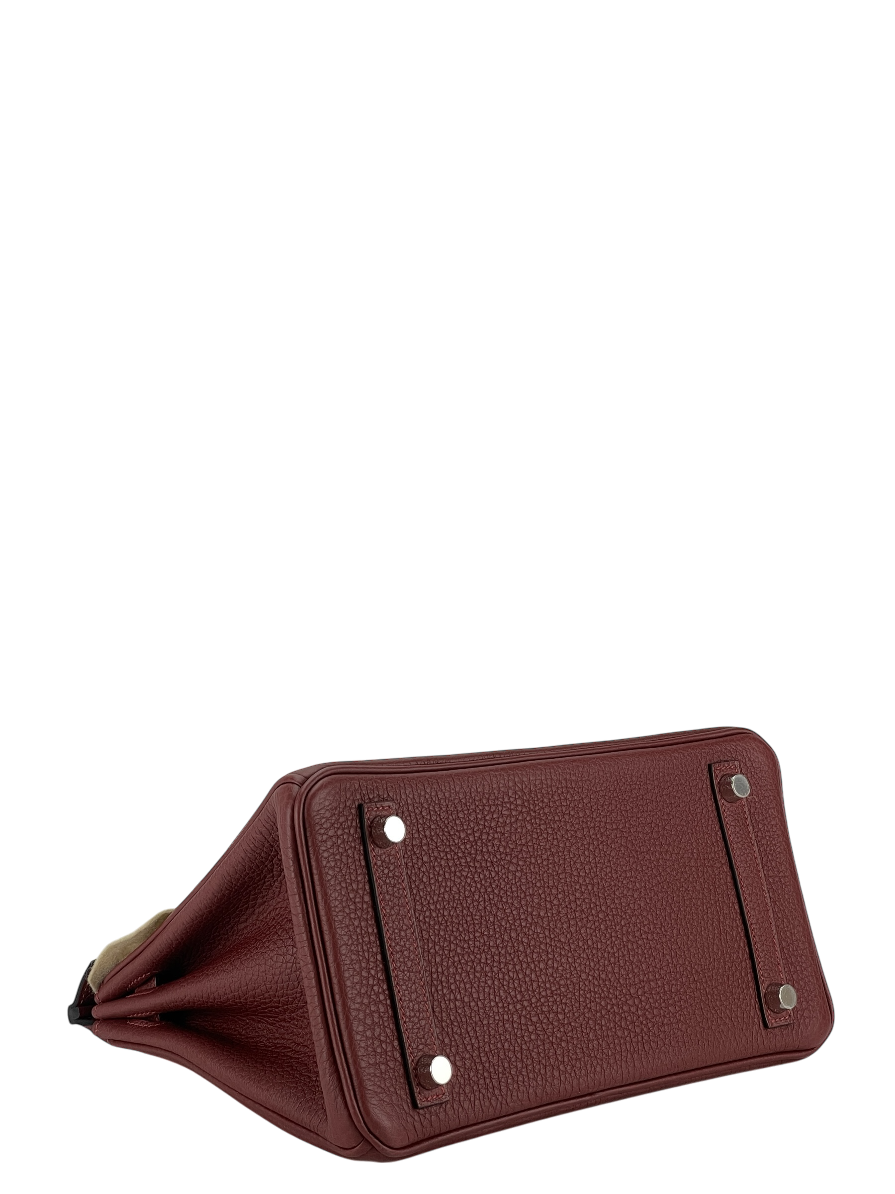 HERMES - Birkin 25 Black Rough H 55 Togo Palladium Hardware