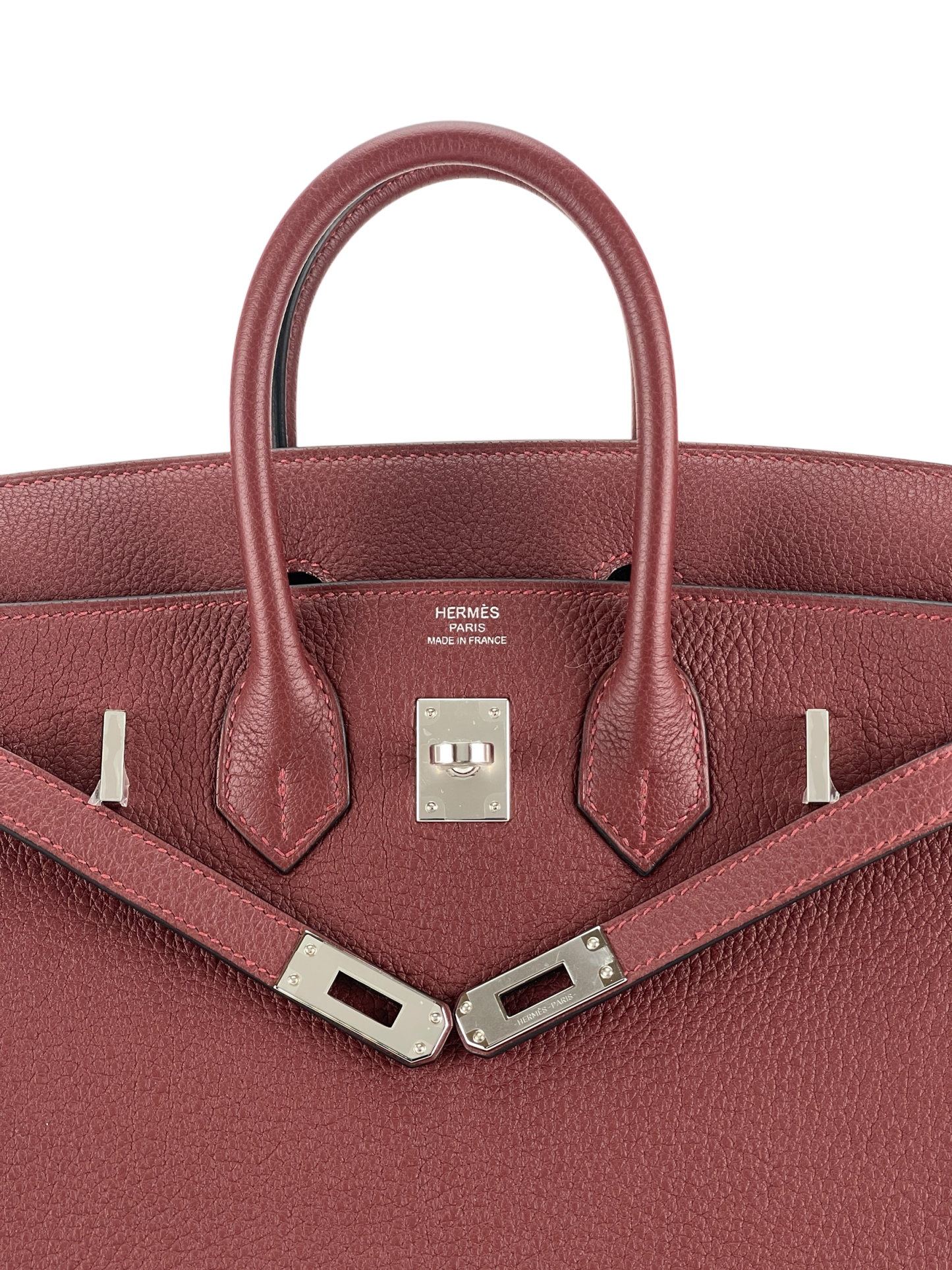 HERMES - Birkin 25 Black Rough H 55 Togo Palladium Hardware