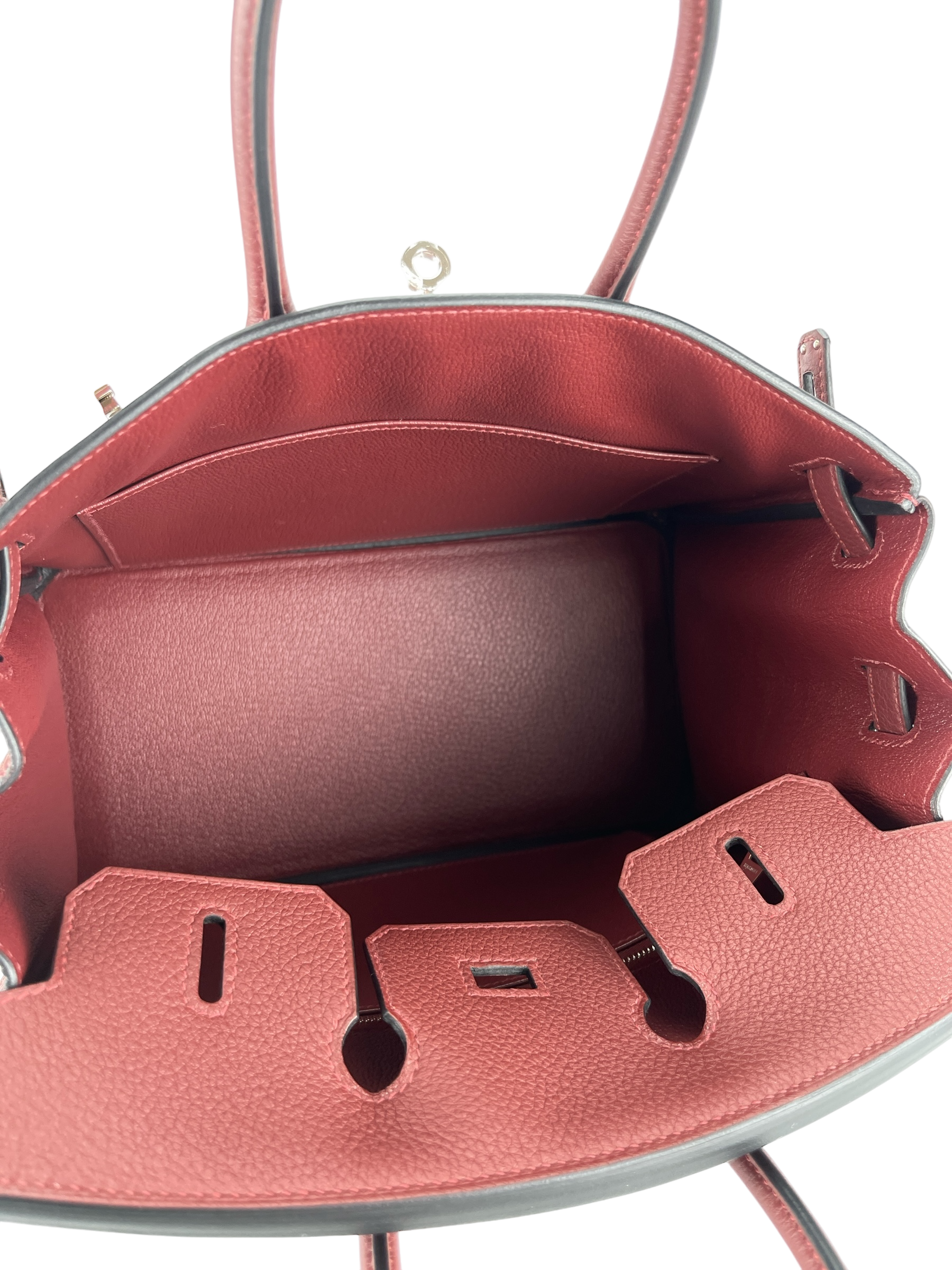 HERMES - Birkin 25 Black Rough H 55 Togo Palladium Hardware