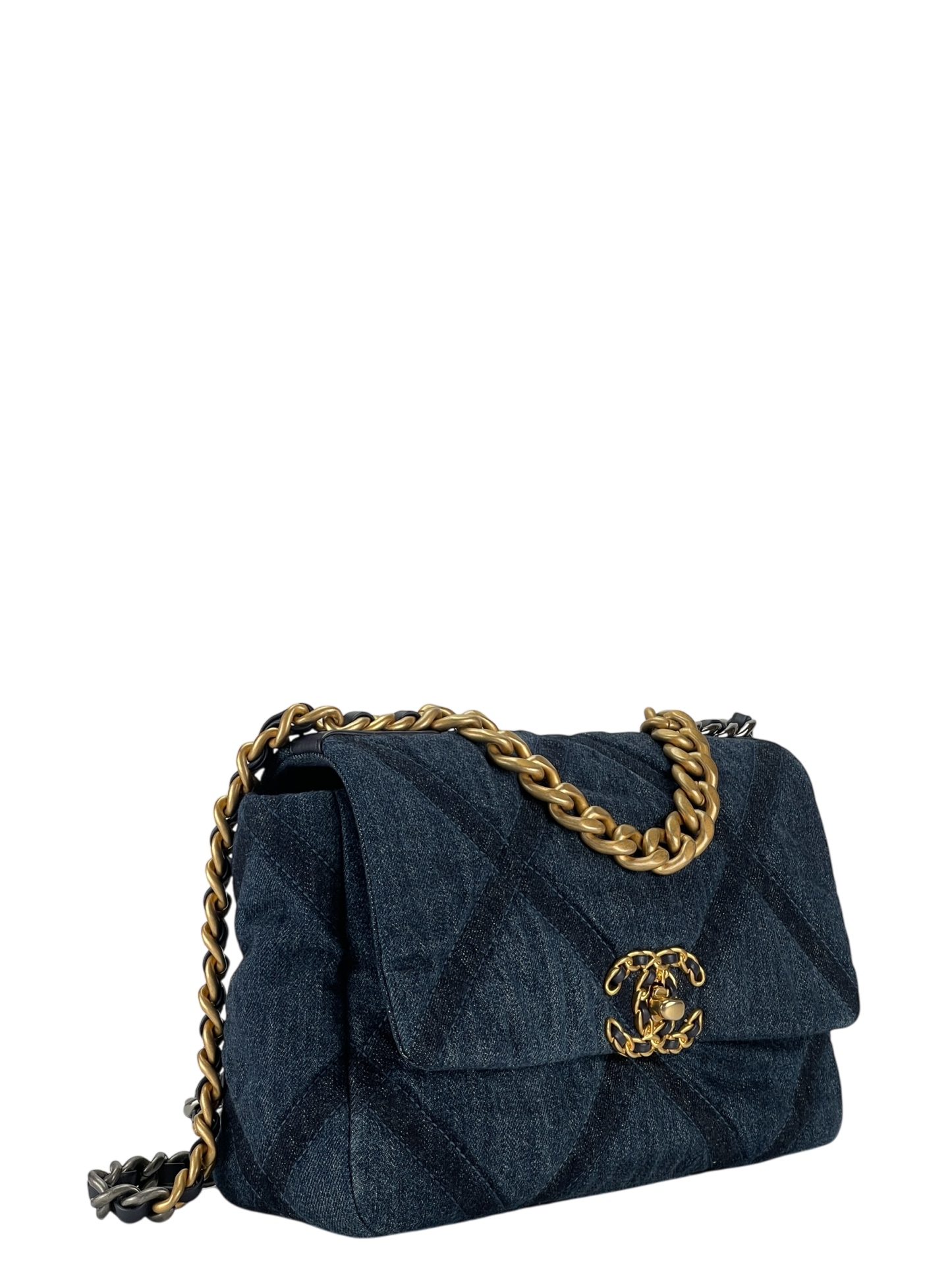 CHANEL - 23C Denim 19 Small Flap Bag