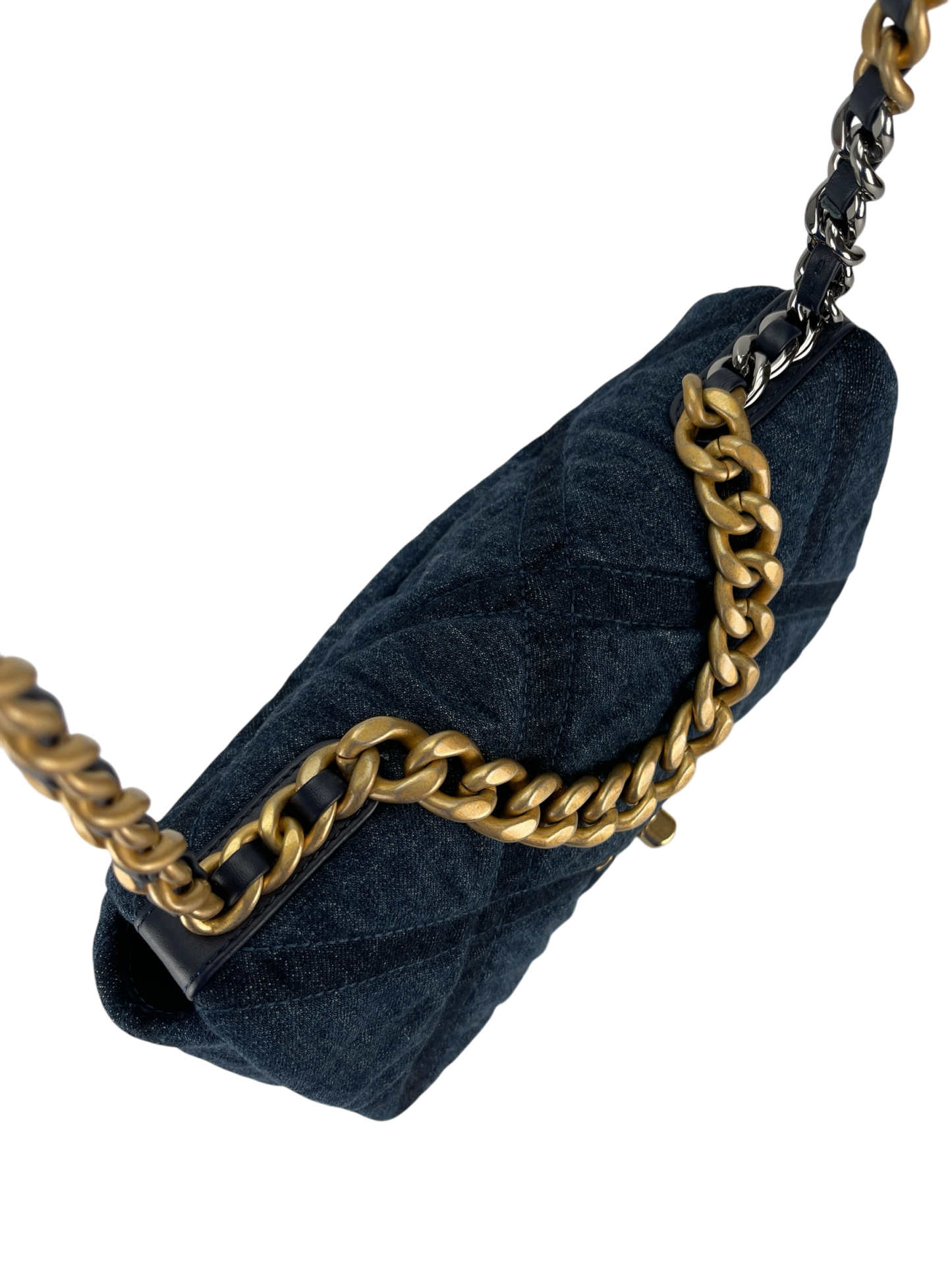 CHANEL - 23C Denim 19 Small Flap Bag