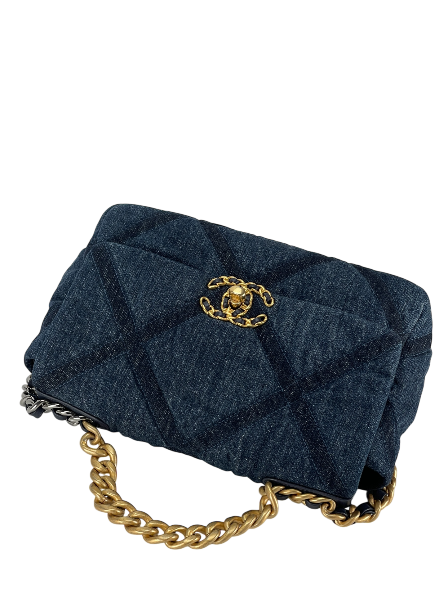 CHANEL - 23C Denim 19 Small Flap Bag