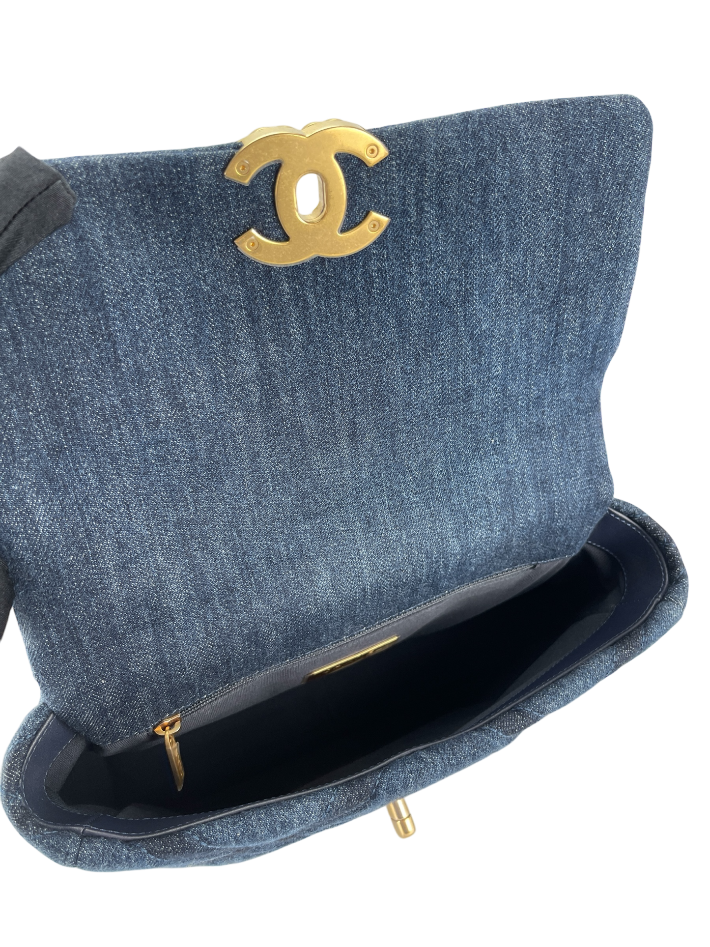CHANEL - 23C Denim 19 Small Flap Bag