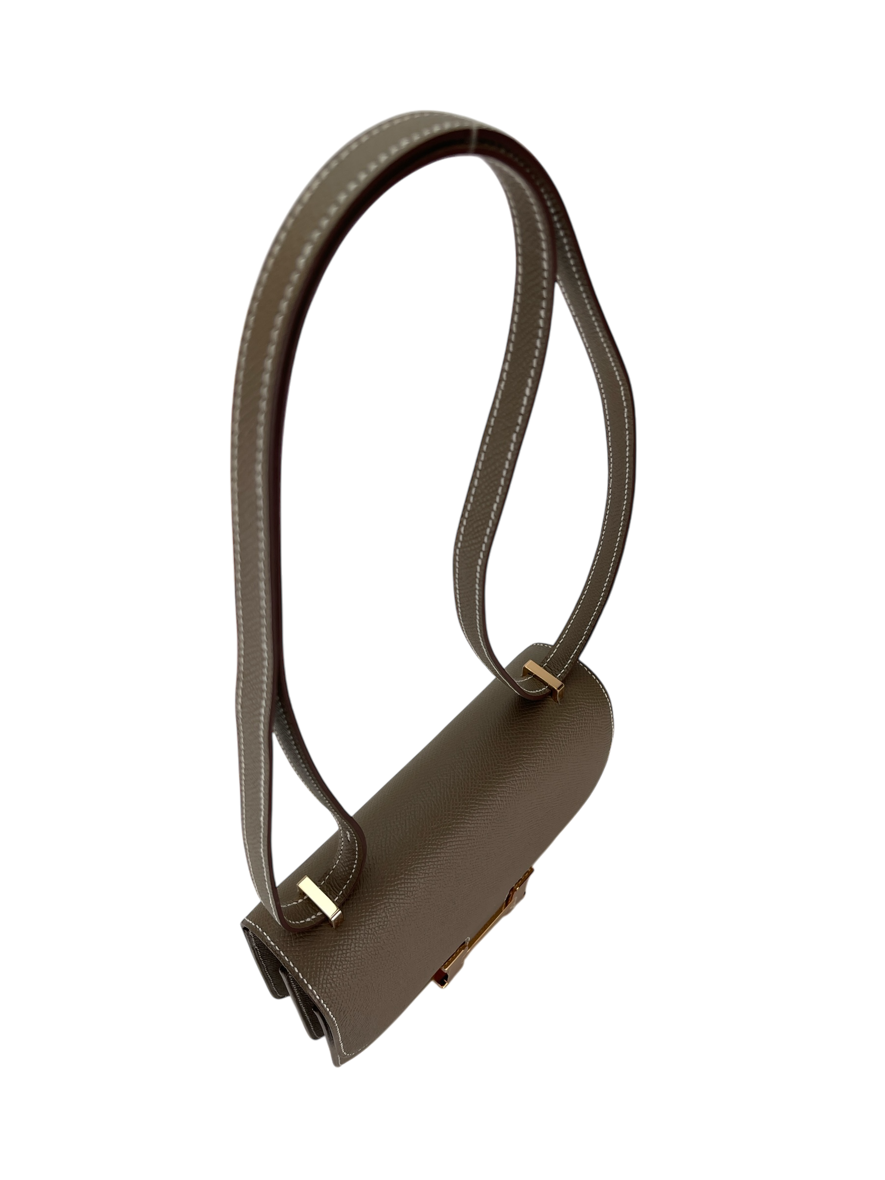 HERMES - Constance 19 Etoupe Epsom Permabrass Gold Hardware