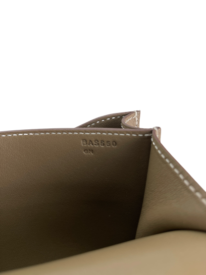 HERMES - Constance 19 Etoupe Epsom Permabrass Gold Hardware