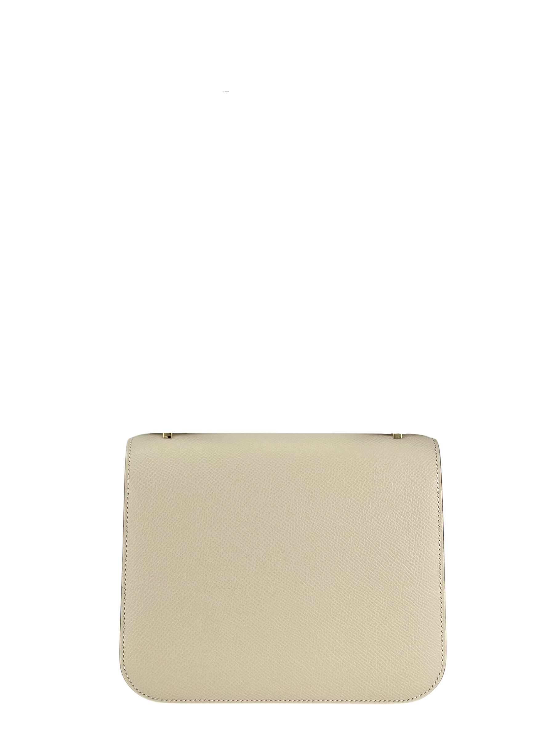 HERMES - Constance Mini 19 Craie Epsom Permabrass Gold Hardware