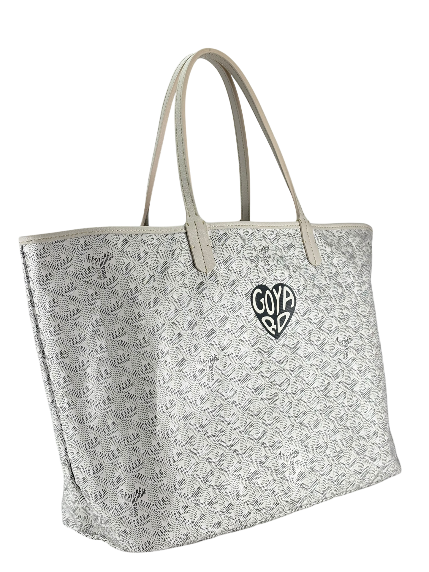 GOYARD - Saint Louis PM White Marquage Heart