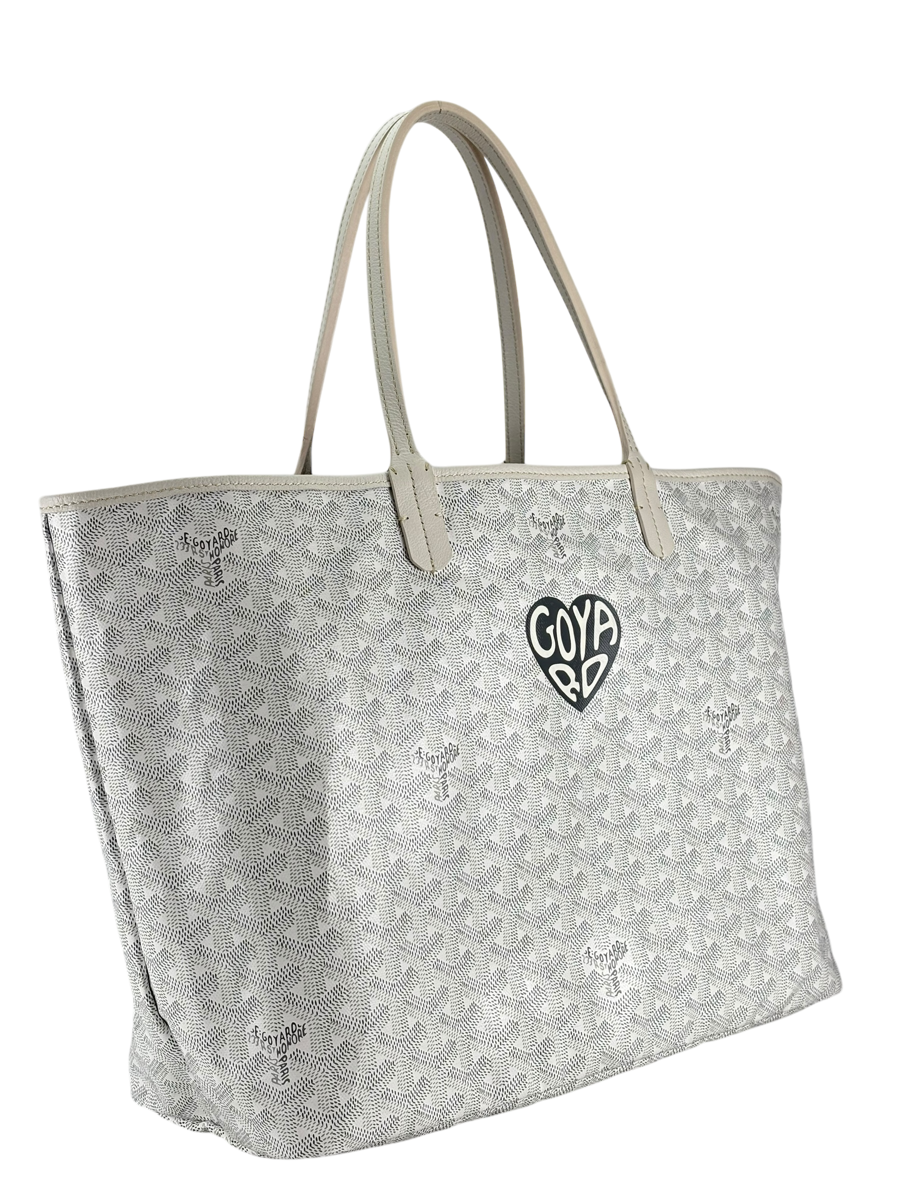 GOYARD - Saint Louis PM White Marquage Heart