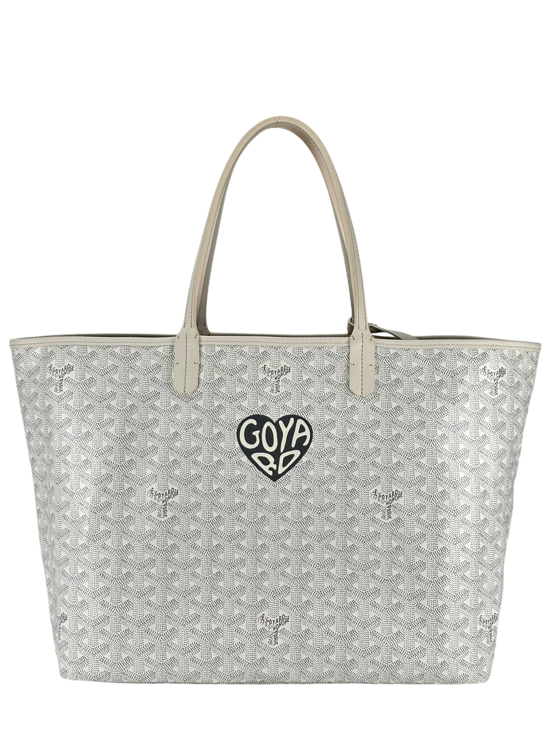 GOYARD - Saint Louis PM White Marquage Heart
