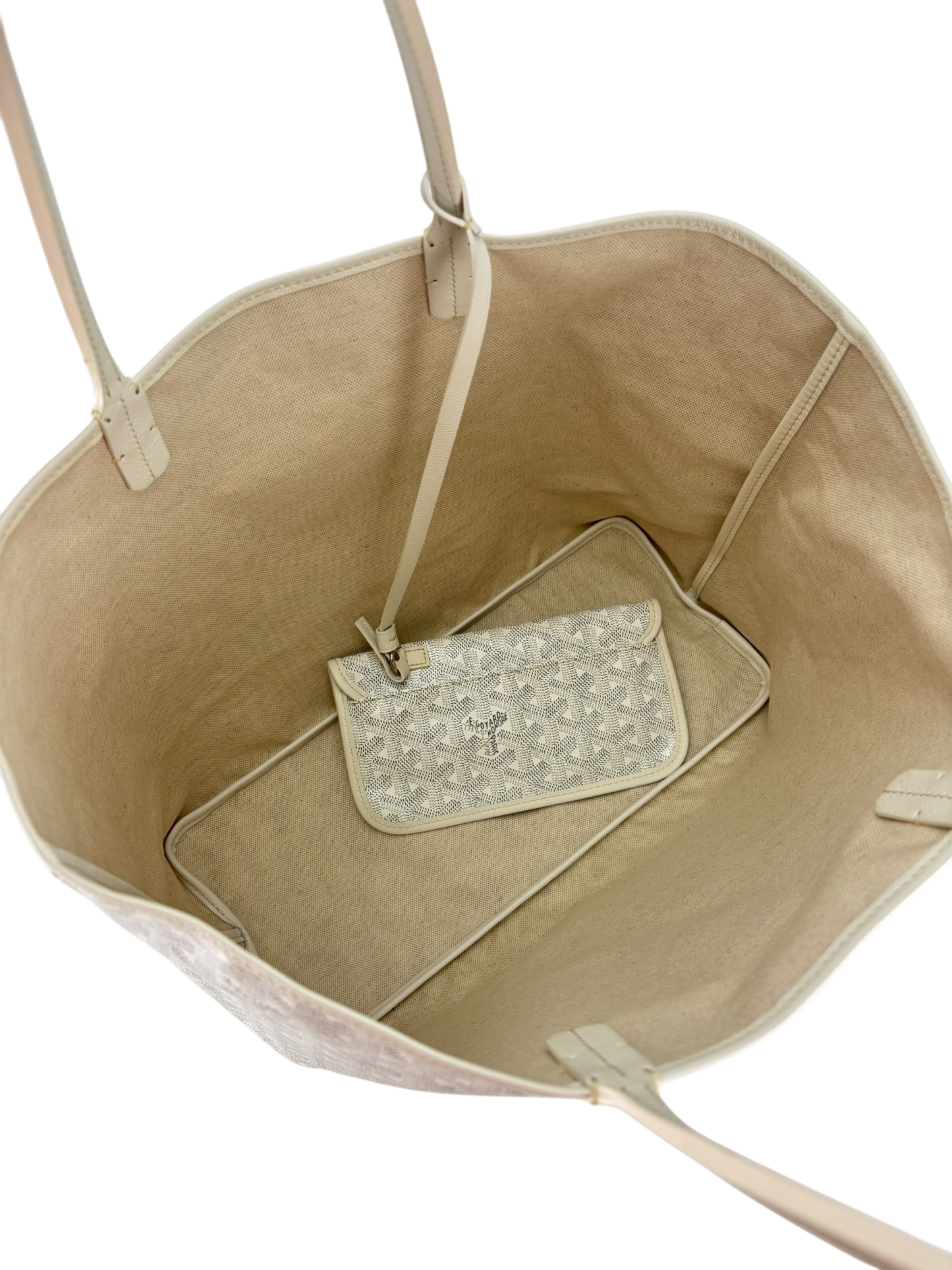 GOYARD - Saint Louis PM White Marquage Heart