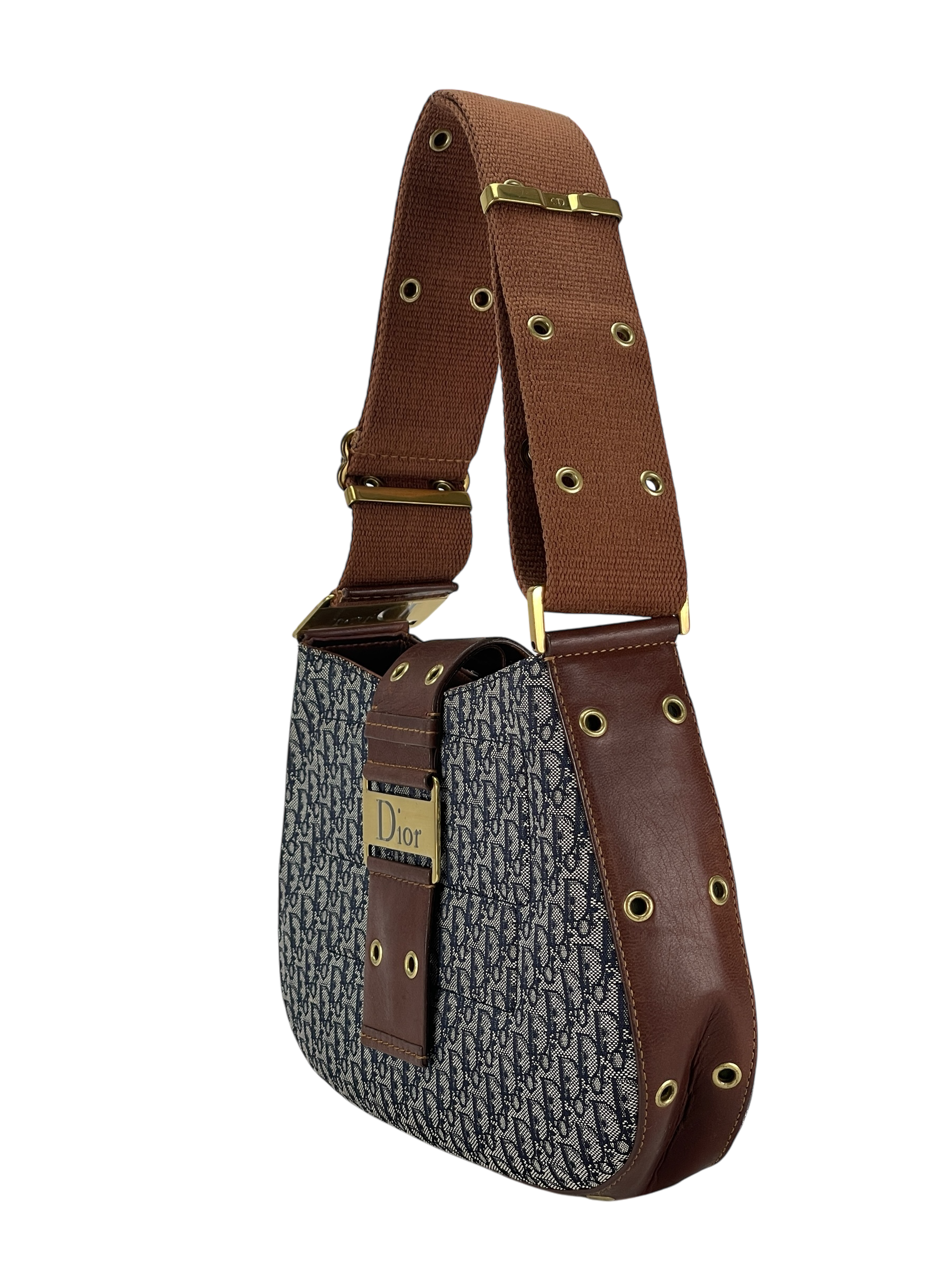 CHRISTIAN DIOR - Trotter Pattern Street Chic Shoulder Bag