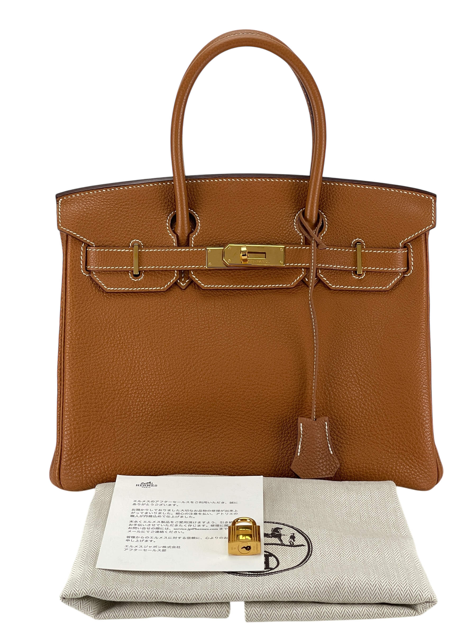HERMES - Birkin 30 Gold Togo Gold Hardware