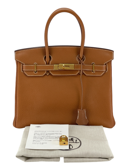 HERMES - Birkin 30 Gold Togo Gold Hardware