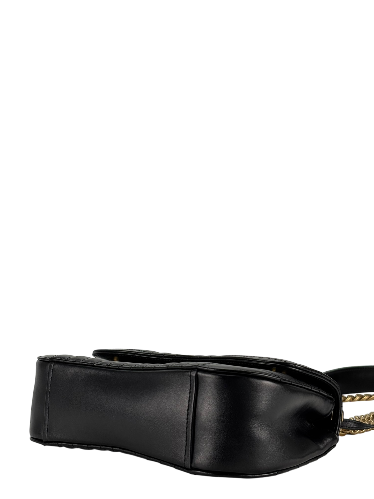 PRADA - Black Calfskin Soft Diagramme Camera Bag