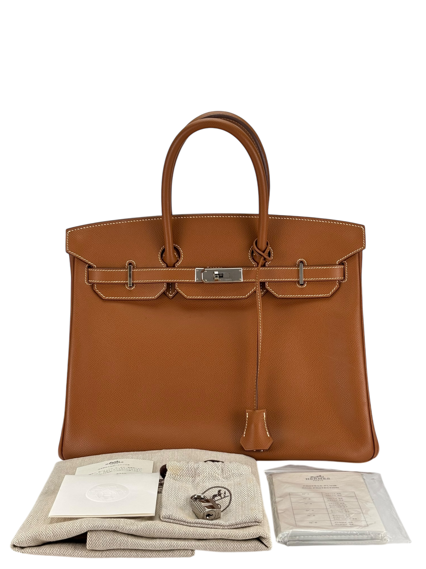 HERMES - Birkin 35 Gold Epsom Gold Hardware