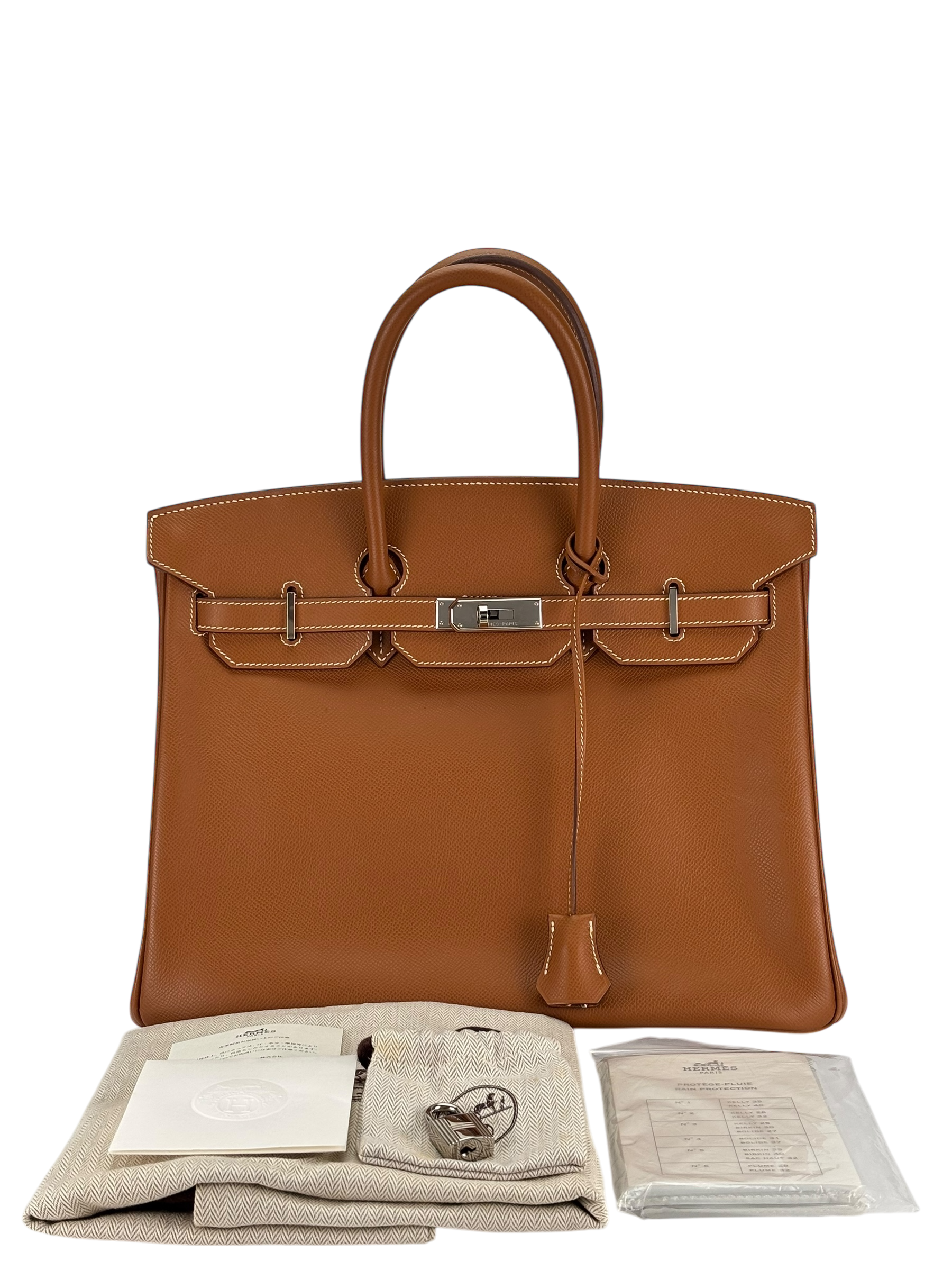 HERMES - Birkin 35 Gold Epsom Gold Hardware