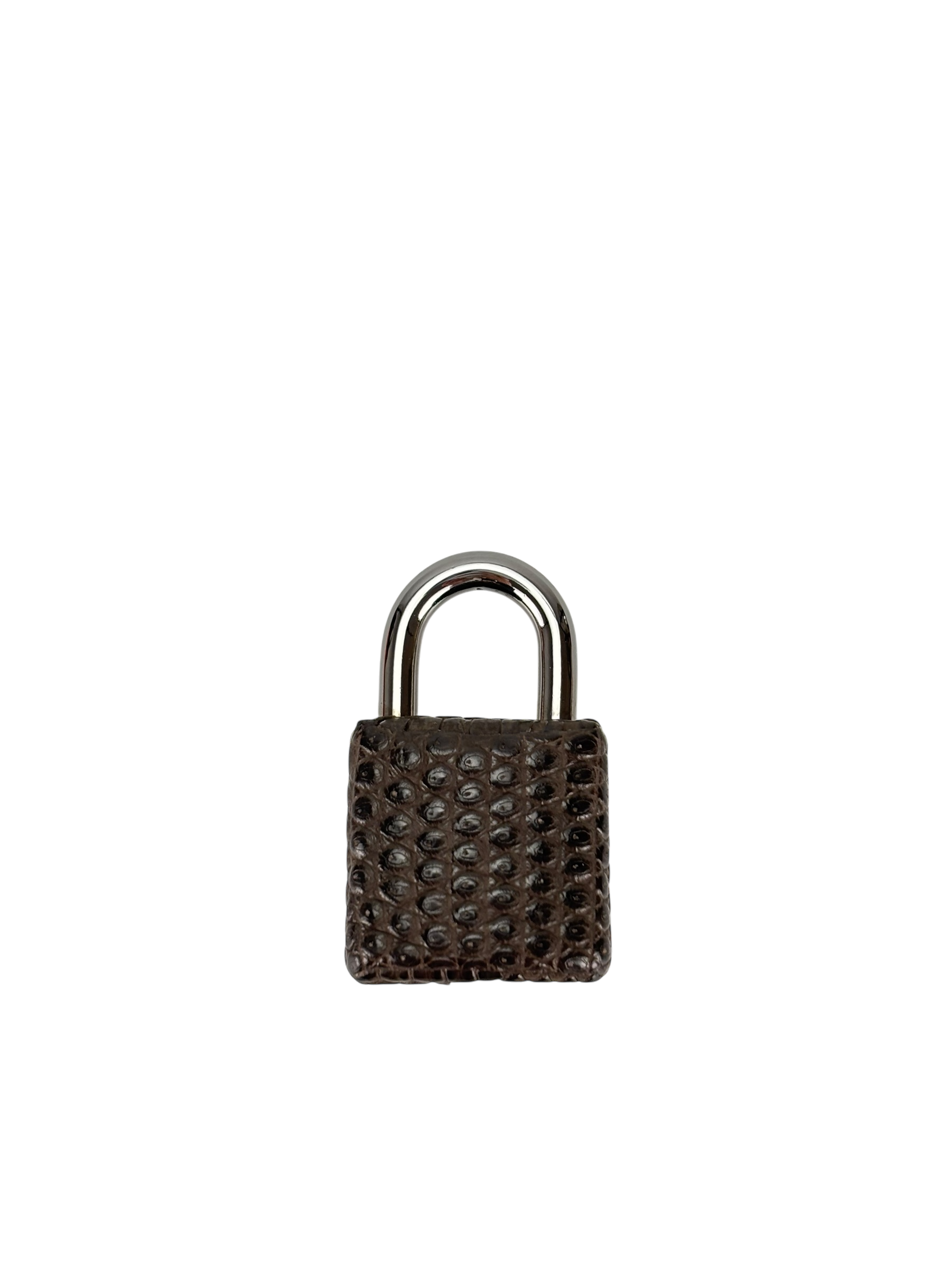 HERMES - Kelly 25 Ebenu Lizard Leather Ruthenium Hardware