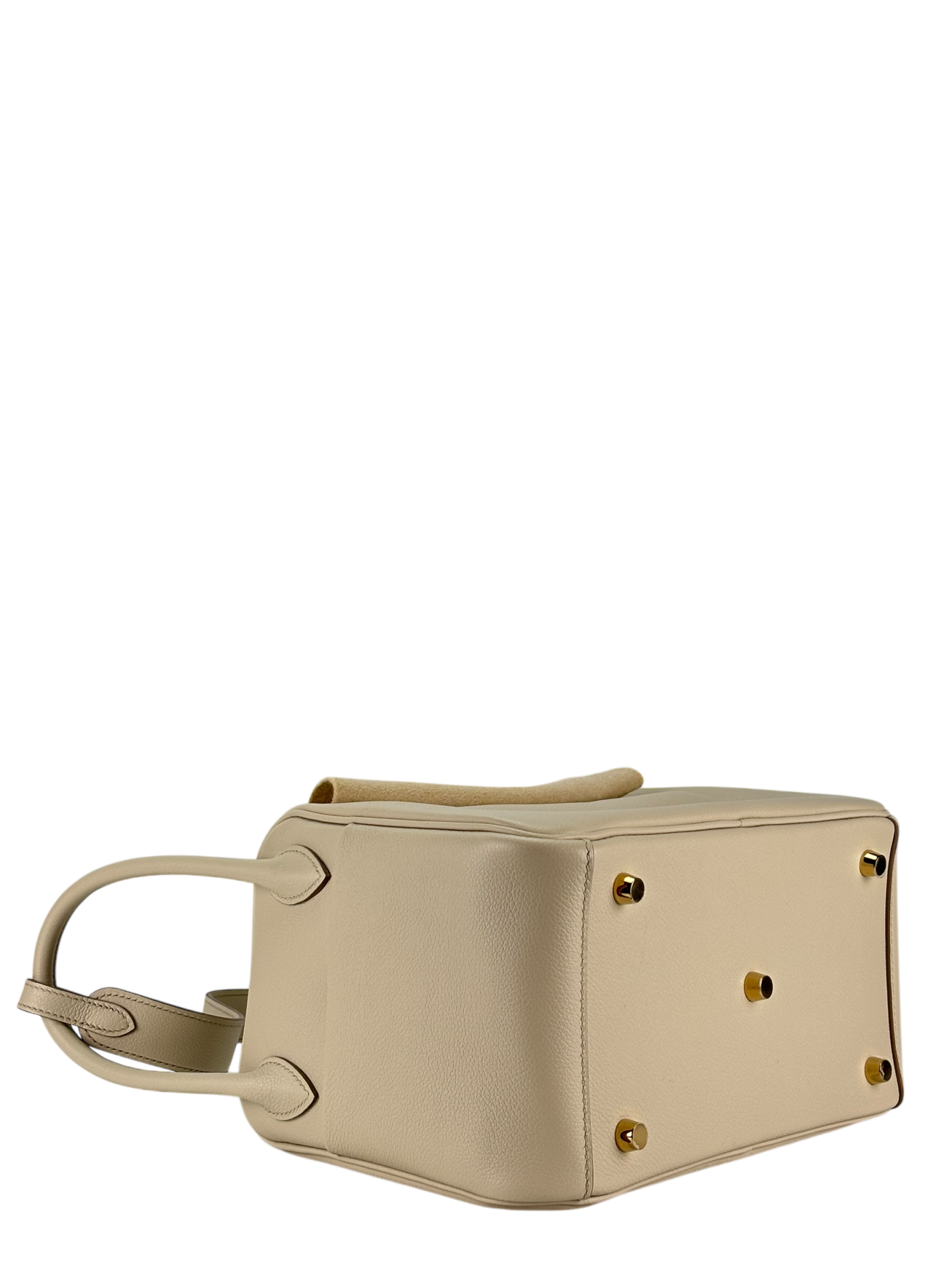 HERMES - Lindy 26 Etoupe Evercolor Beton Gold Hardware