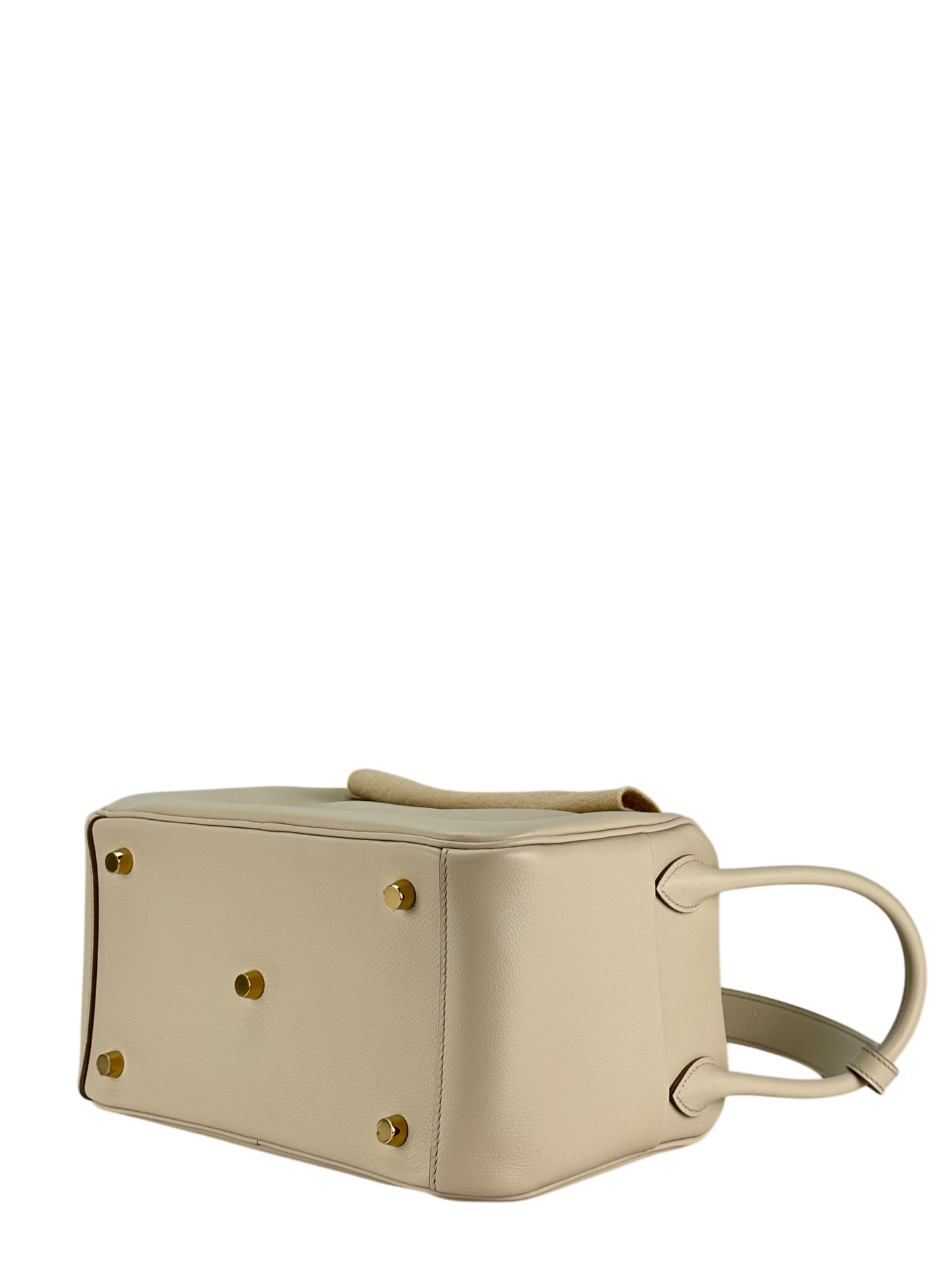 HERMES - Lindy 26 Etoupe Evercolor Beton Gold Hardware