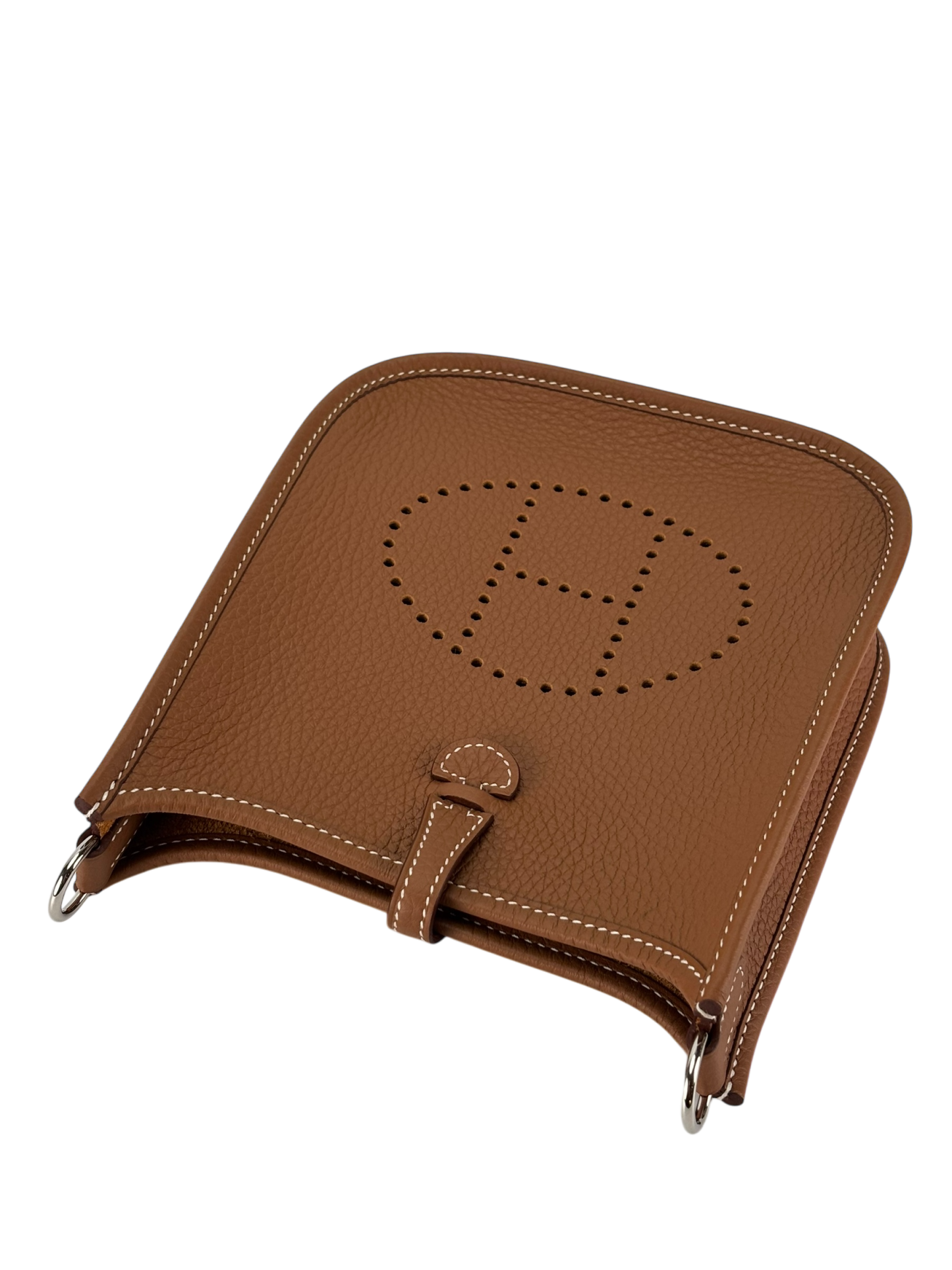 HERMES - Evelyne TPM Evelyne 16 Gold Taurillon Clemence Palladium Hardware