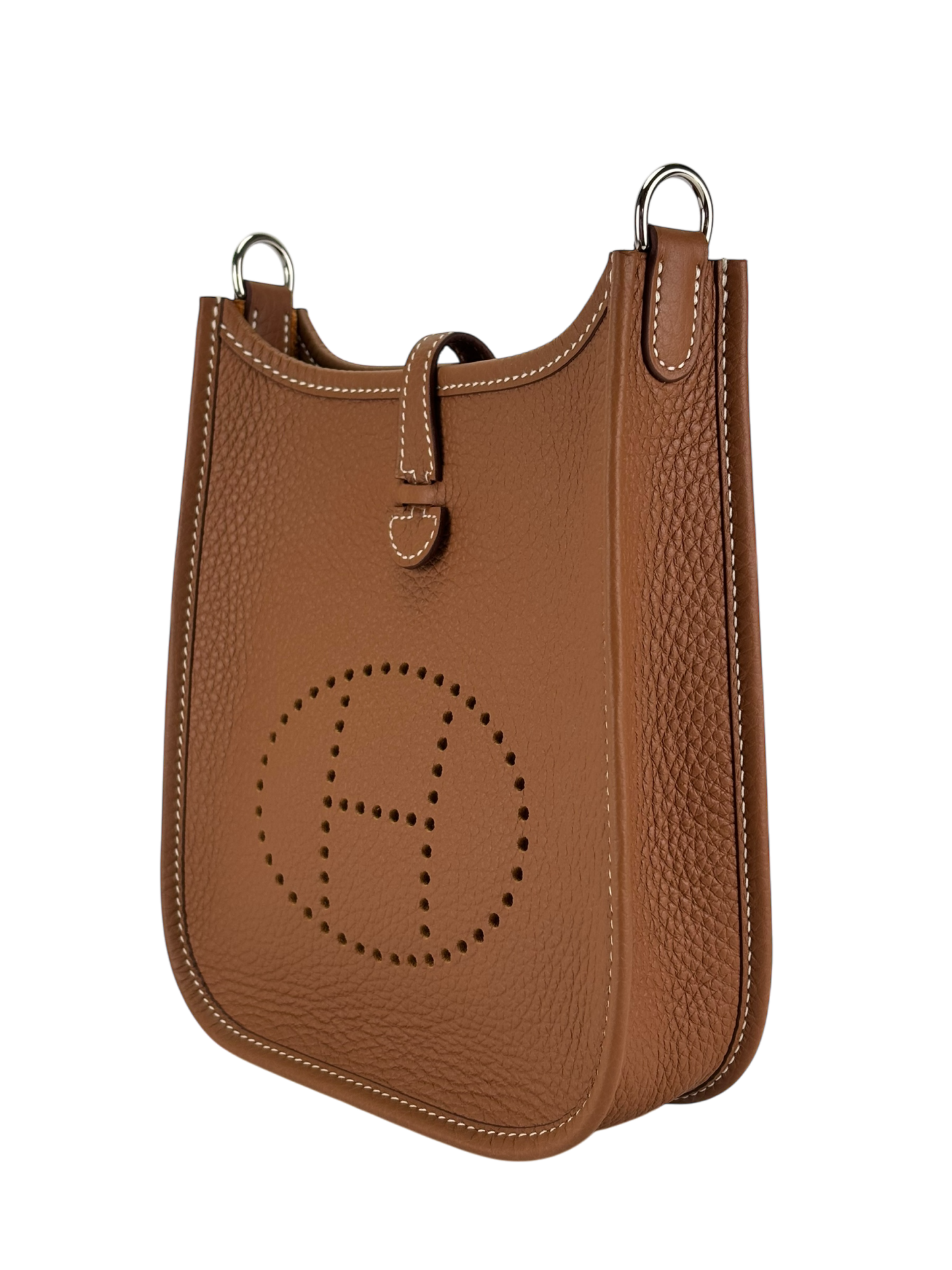 HERMES - Evelyne TPM Evelyne 16 Gold Taurillon Clemence Palladium Hardware