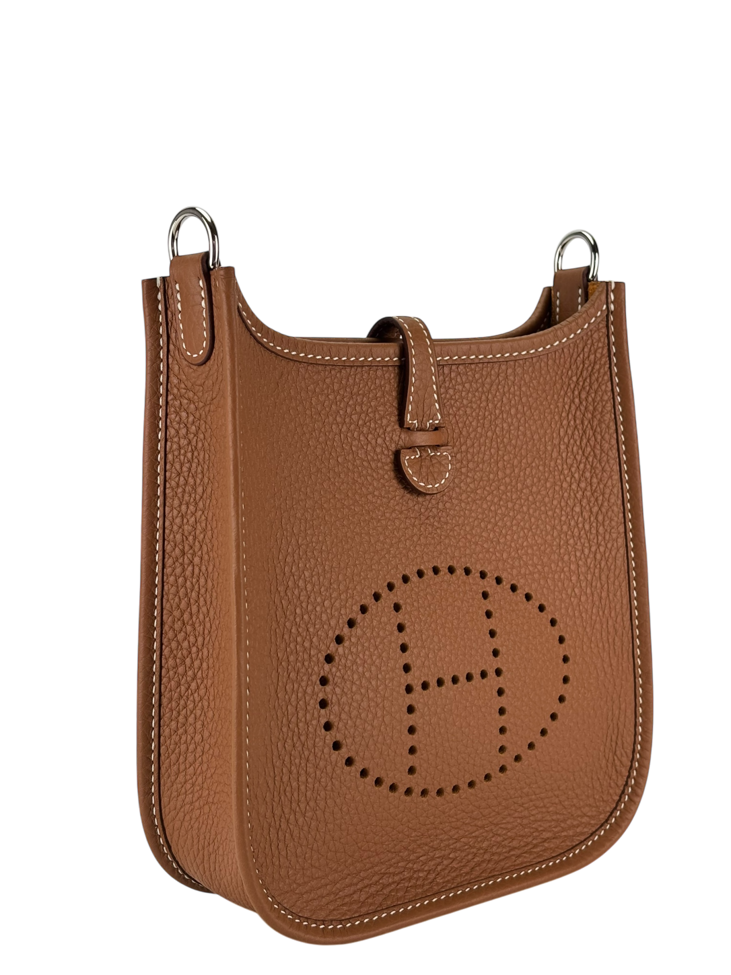 HERMES - Evelyne TPM Evelyne 16 Gold Taurillon Clemence Palladium Hardware