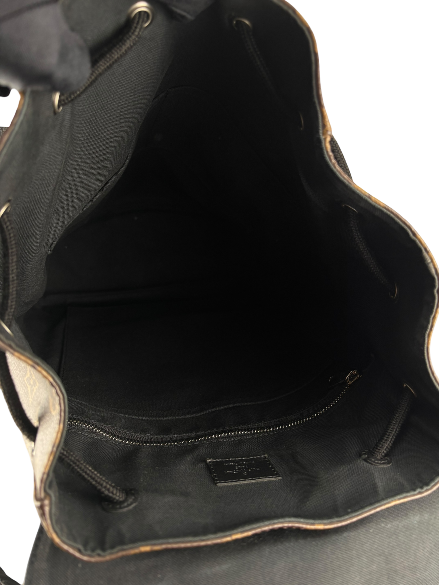 LOUIS VUITTON - Black Monogram Christopher MM Backpack