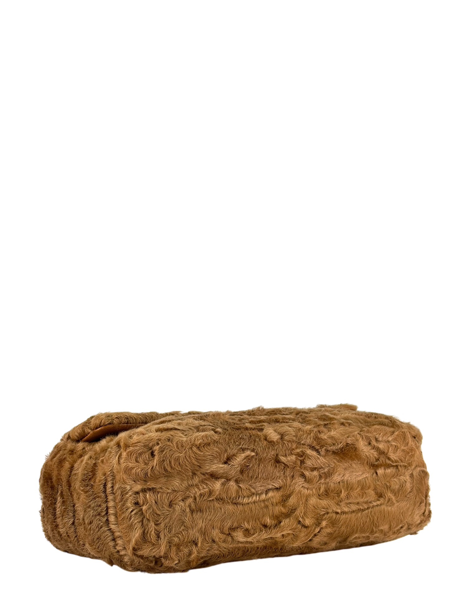 CHANEL - Coco Mark Camel Fur Gold Hardware