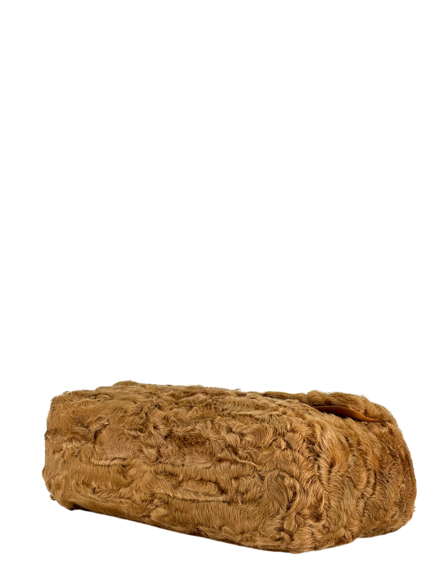 CHANEL - Coco Mark Camel Fur Gold Hardware