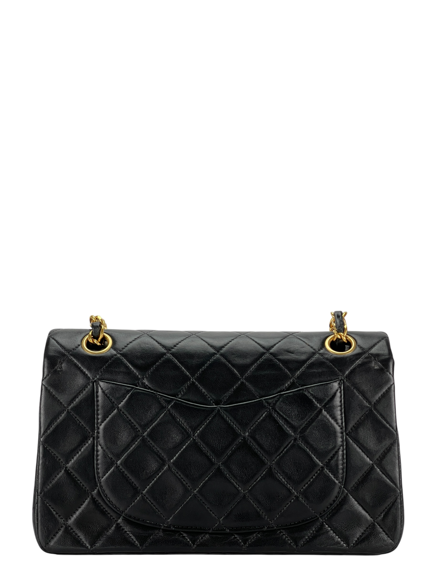 CHANEL - Small Classic Double Flap Bag Denim Gold Hardware (CF23)