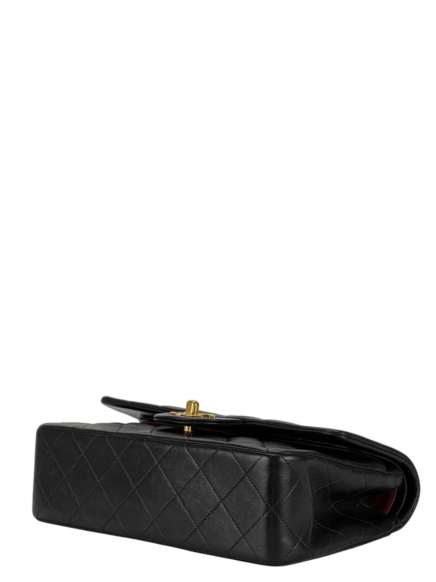 CHANEL - Small Classic Double Flap Bag Denim Gold Hardware (CF23)