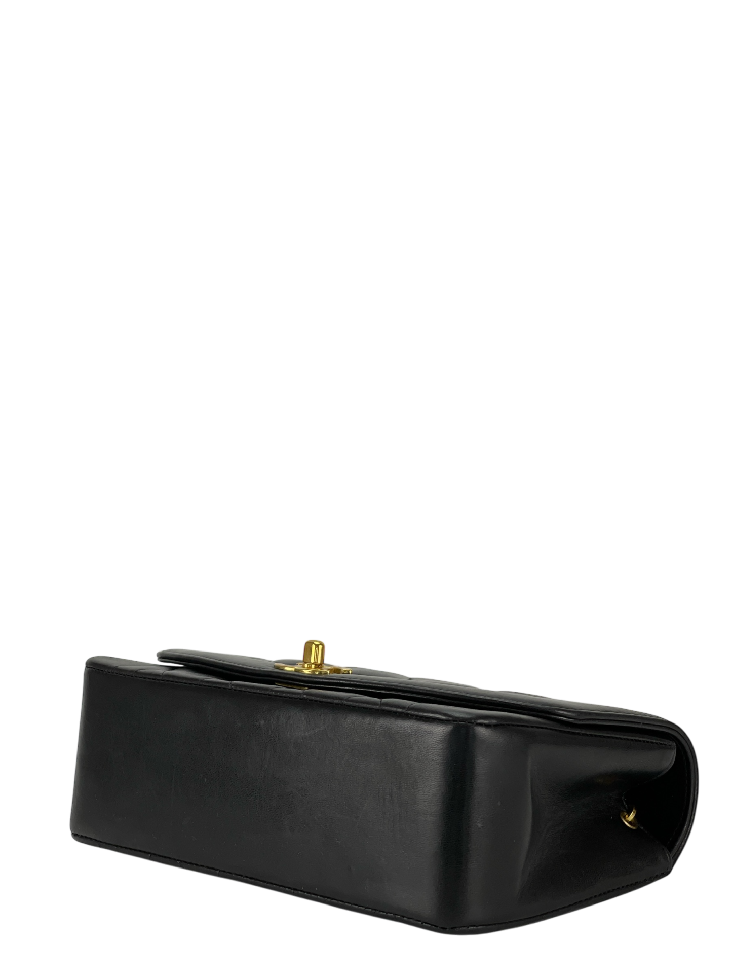 CHANEL - Black Lambskin Small Diana Shoulder Bag