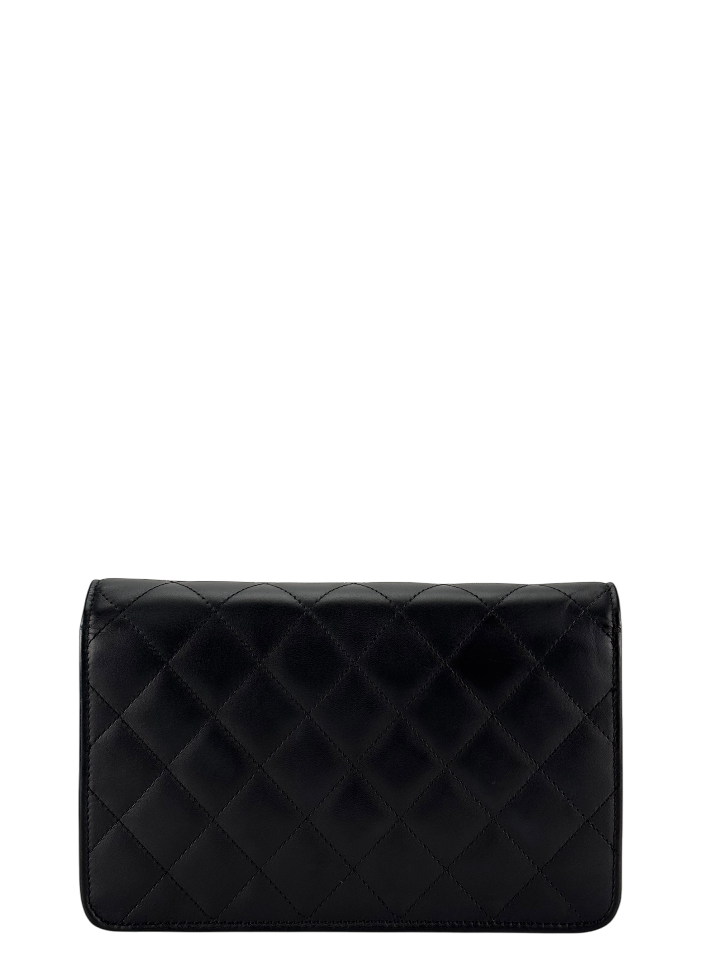 CHANEL - Black Calfskin Cambon Wallet On Chain (WOC)